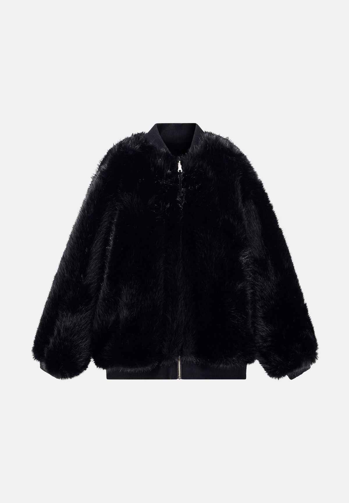 ARMANI EXCHANGE Pelliccia nera da donna con zip integrale XW002940AF25760 UC001 ARMANI EXCHANGE