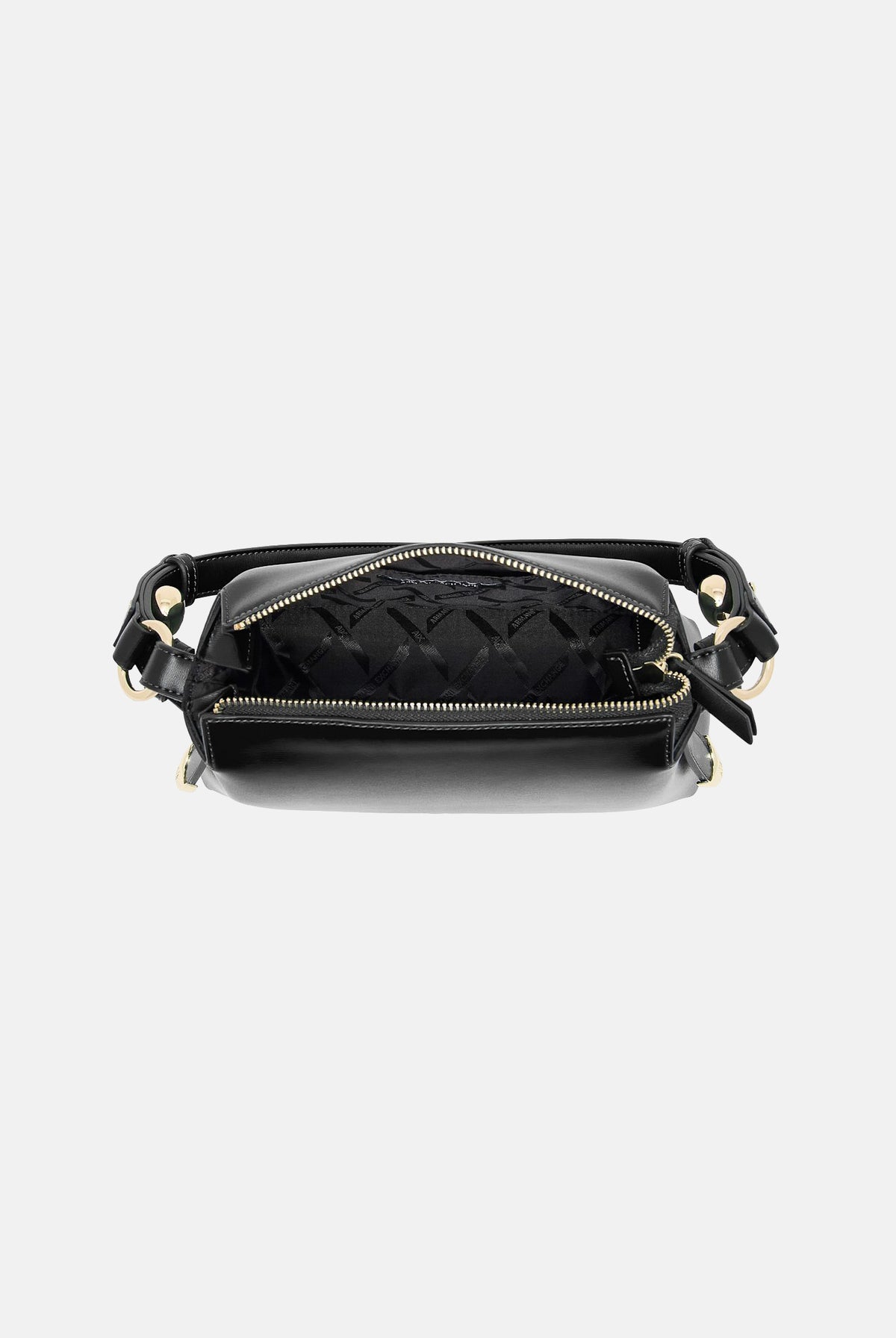 ARMANI EXCHANGE Borsa a spalla nera per donna con manico regolabile e dettagli metallici. XW002990AF26452 UC001 ARMANI EXCHANGE