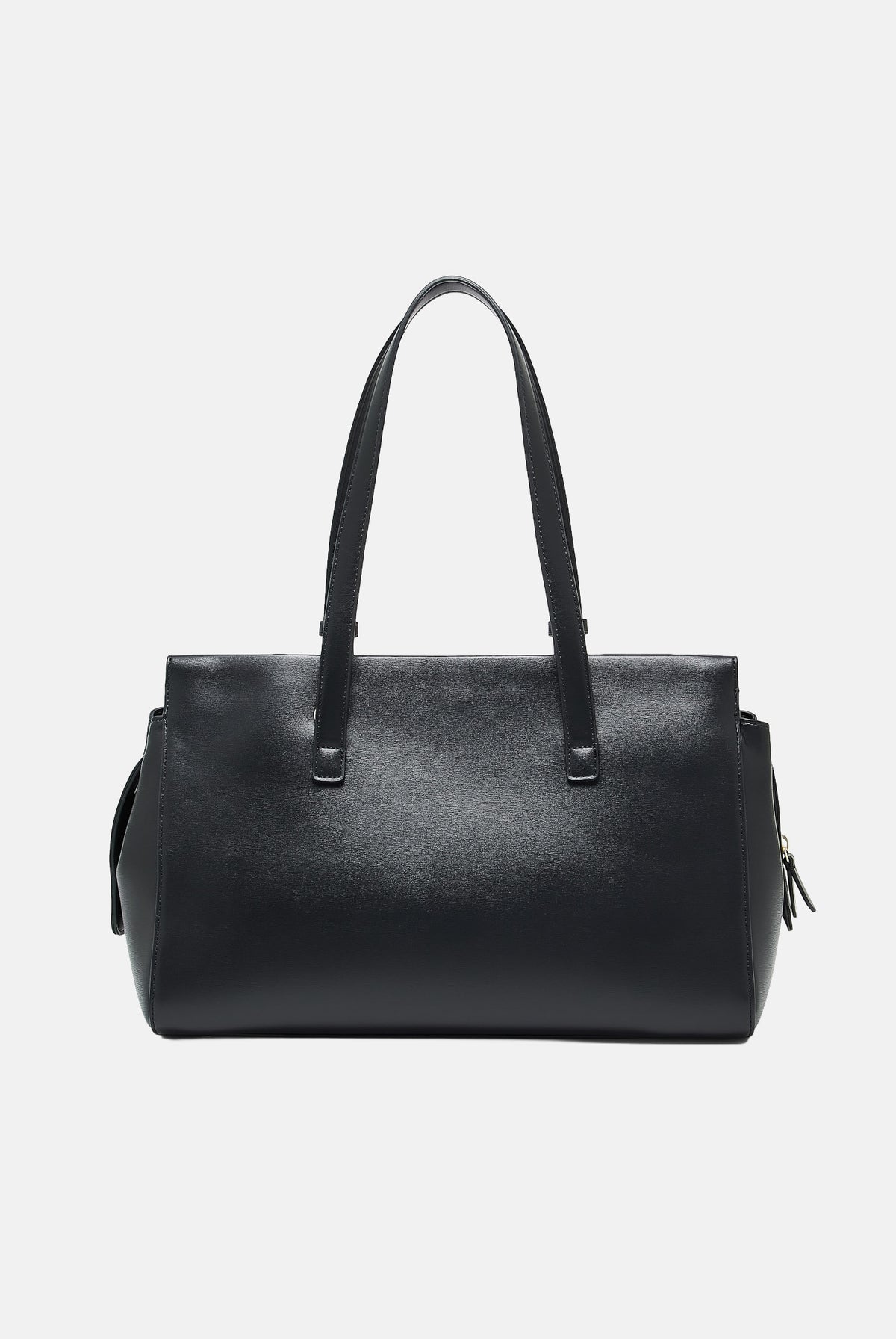 ARMANI EXCHANGE Borsa a mano nero per donna con patta frontale e chiusura con lucchetto decorativo. XW003020AF28605 UC001 ARMANI EXCHANGE