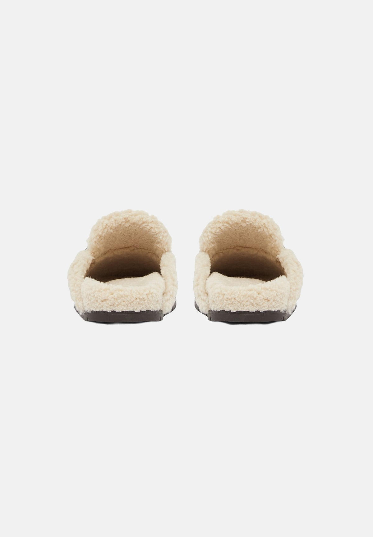 ARMANI EXCHANGE Ciabatta antagonist-marrone per donna con interno in pelliccia sintetica e fibbia logata. XW003096AF27450 M6444 ARMANI EXCHANGE