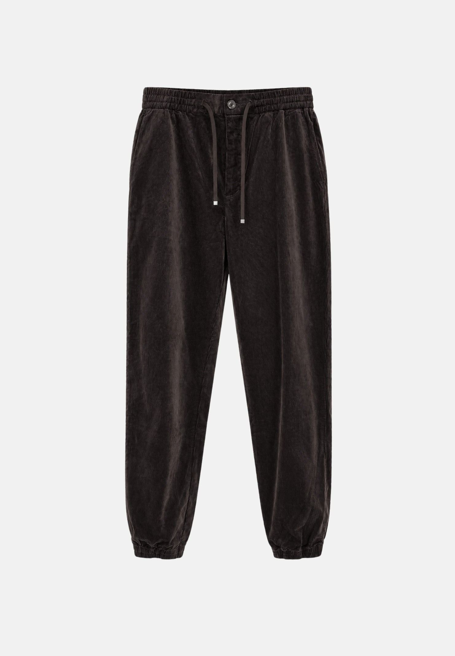 ARMANI EXCHANGE Pantaloni licorice-marroni per uomo con coulisse in vita e polsini elasticizzati. XM003304AF27114 U8128 ARMANI EXCHANGE