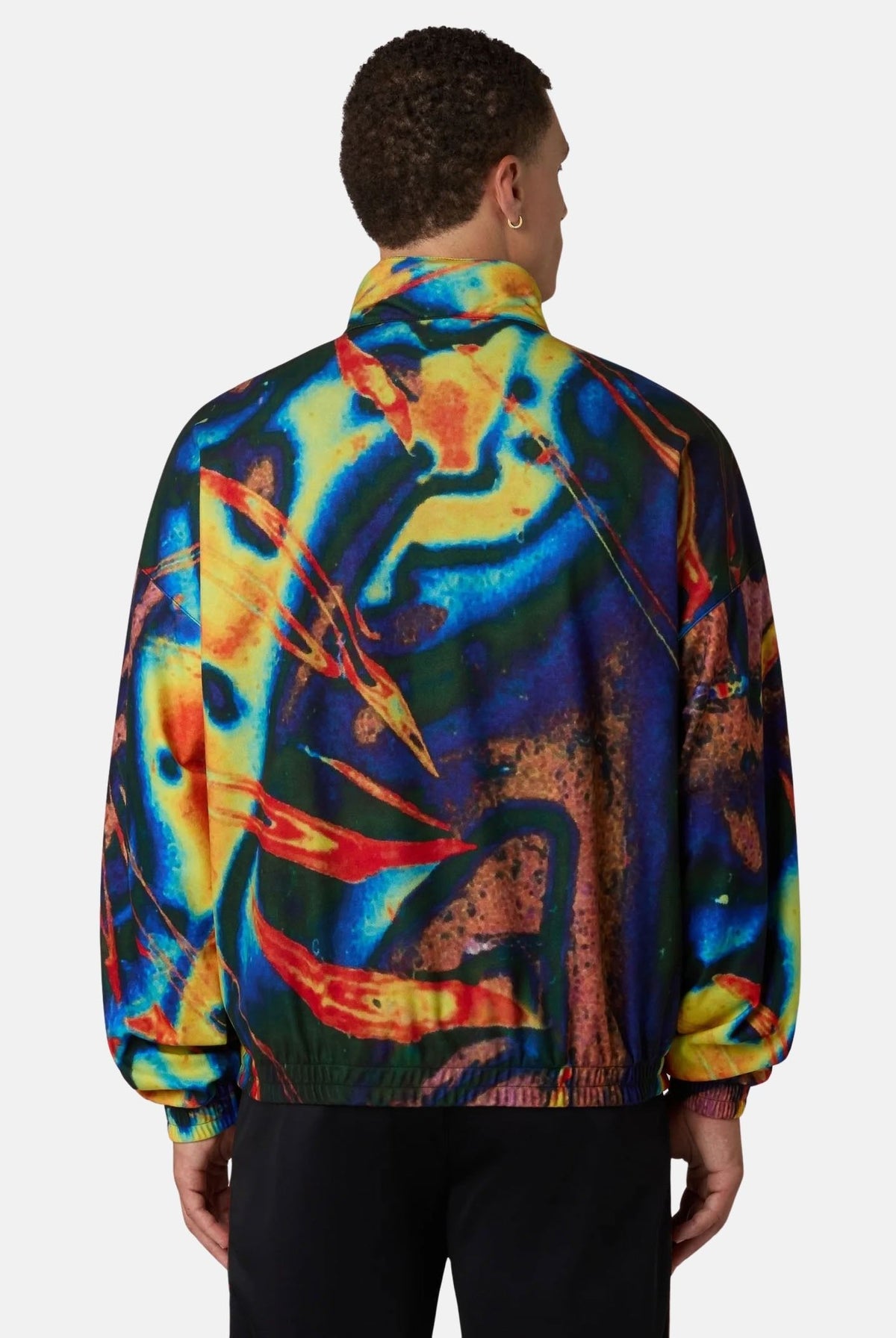 AUSTRALIAN Giacca a vento All Print Sabrinda multicolor-blu per uomo con stampa grafica astratta all-over ARUGC0023 842 AUSTRALIAN