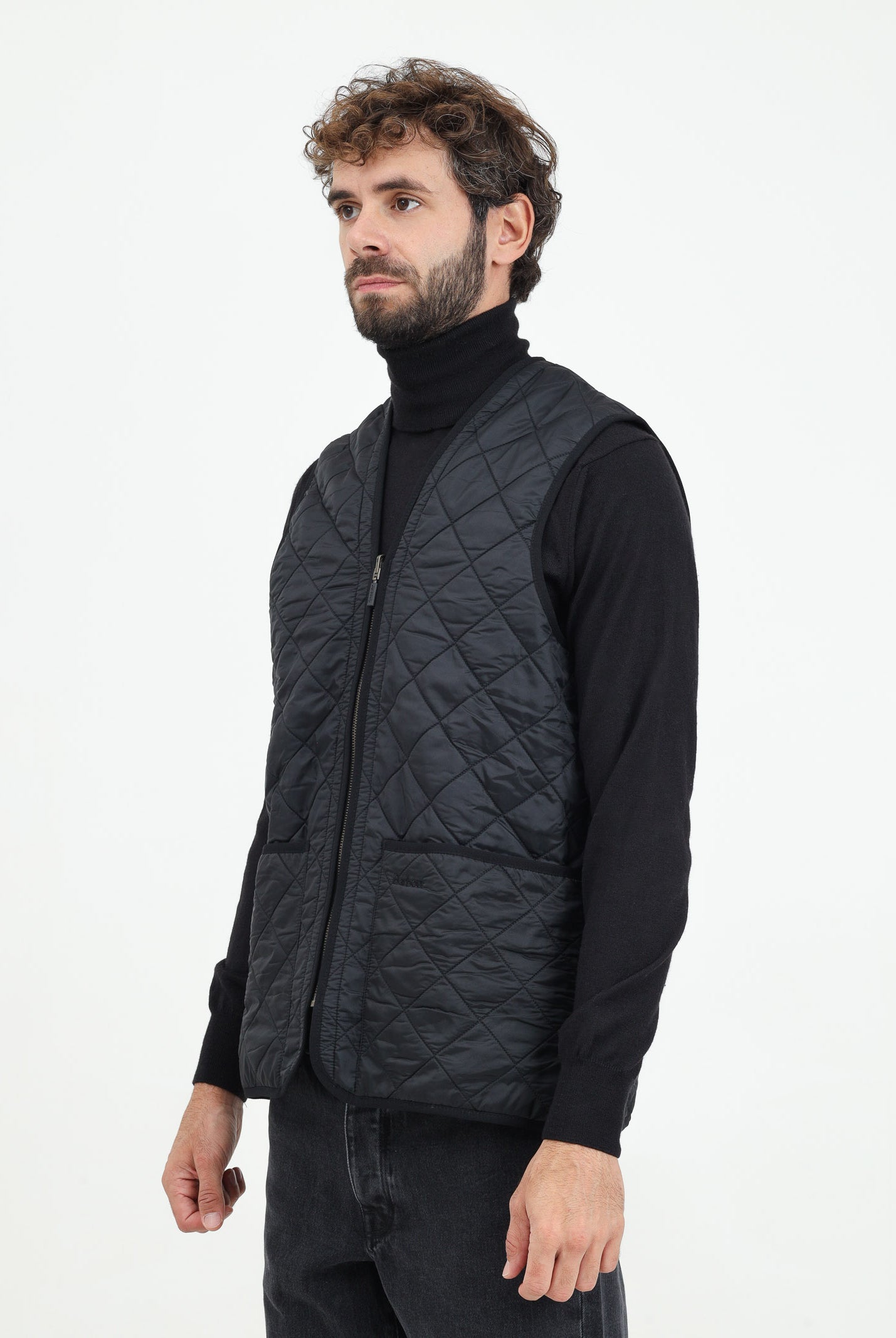 BARBOUR Giubbotto smanicato / fodera nero da uomo 242-MLI0002MLI BK91 BARBOUR
