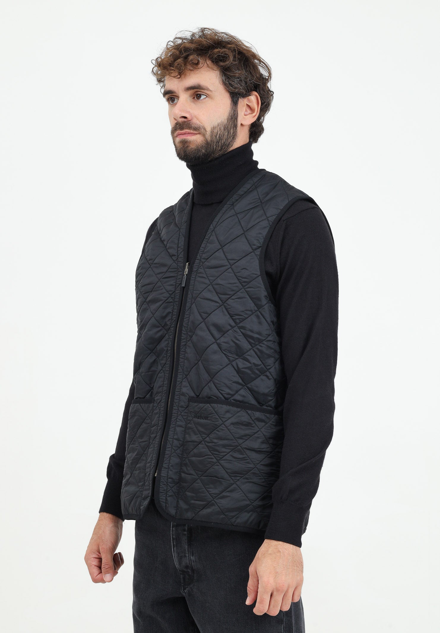 BARBOUR Giubbotto smanicato / fodera nero da uomo 242-MLI0002MLI BK91 BARBOUR