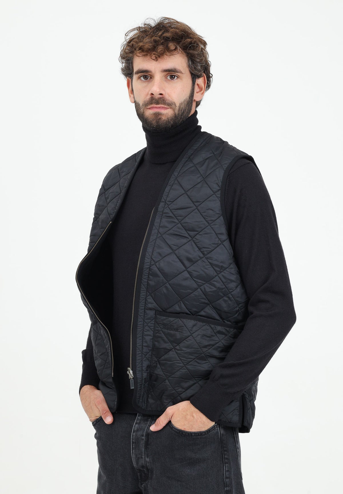 BARBOUR Giubbotto smanicato / fodera nero da uomo 242-MLI0002MLI BK91 BARBOUR