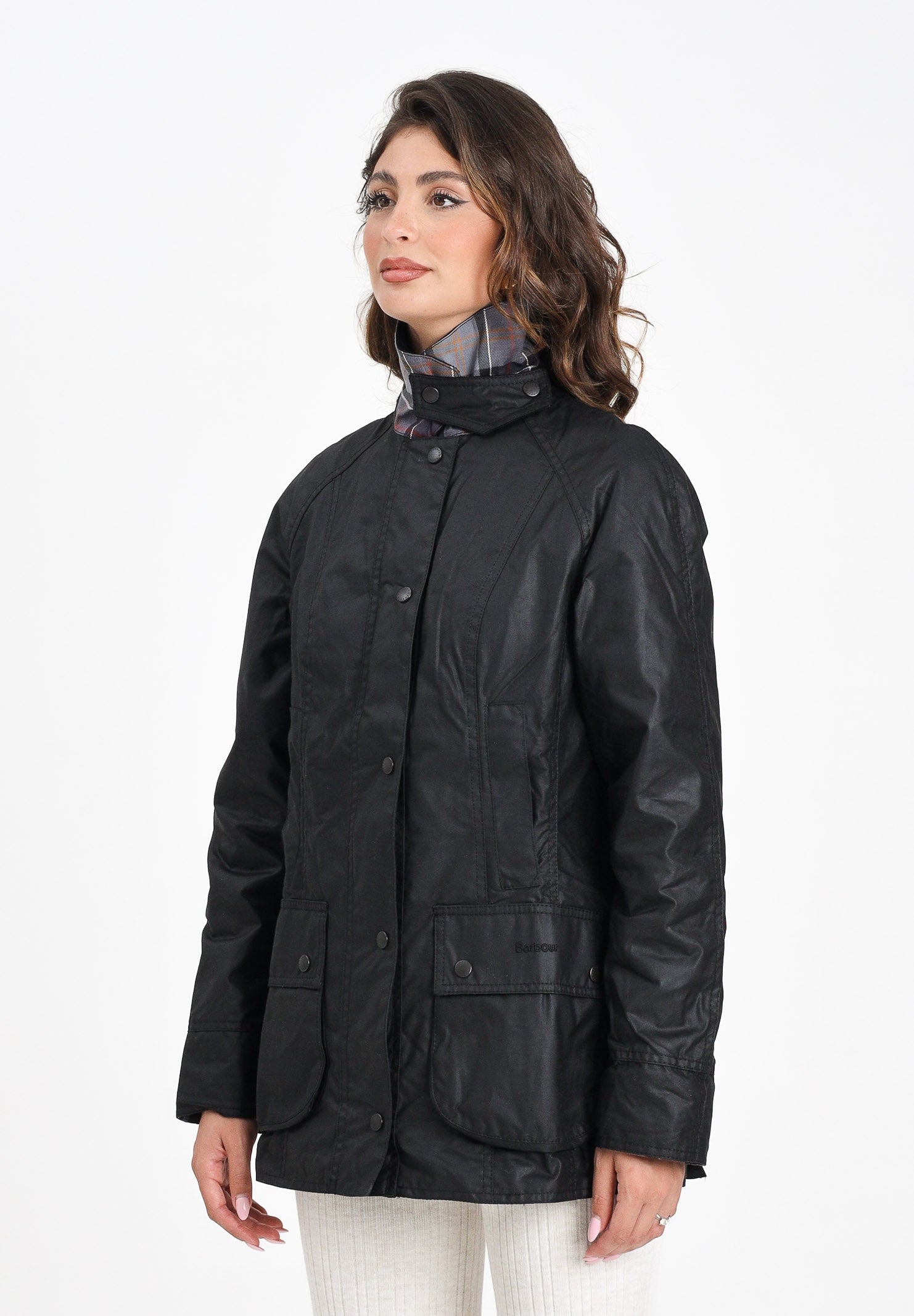 BARBOUR Giubbotto Beadnell nero da donna 252MLWX0667 BK11 BARBOUR