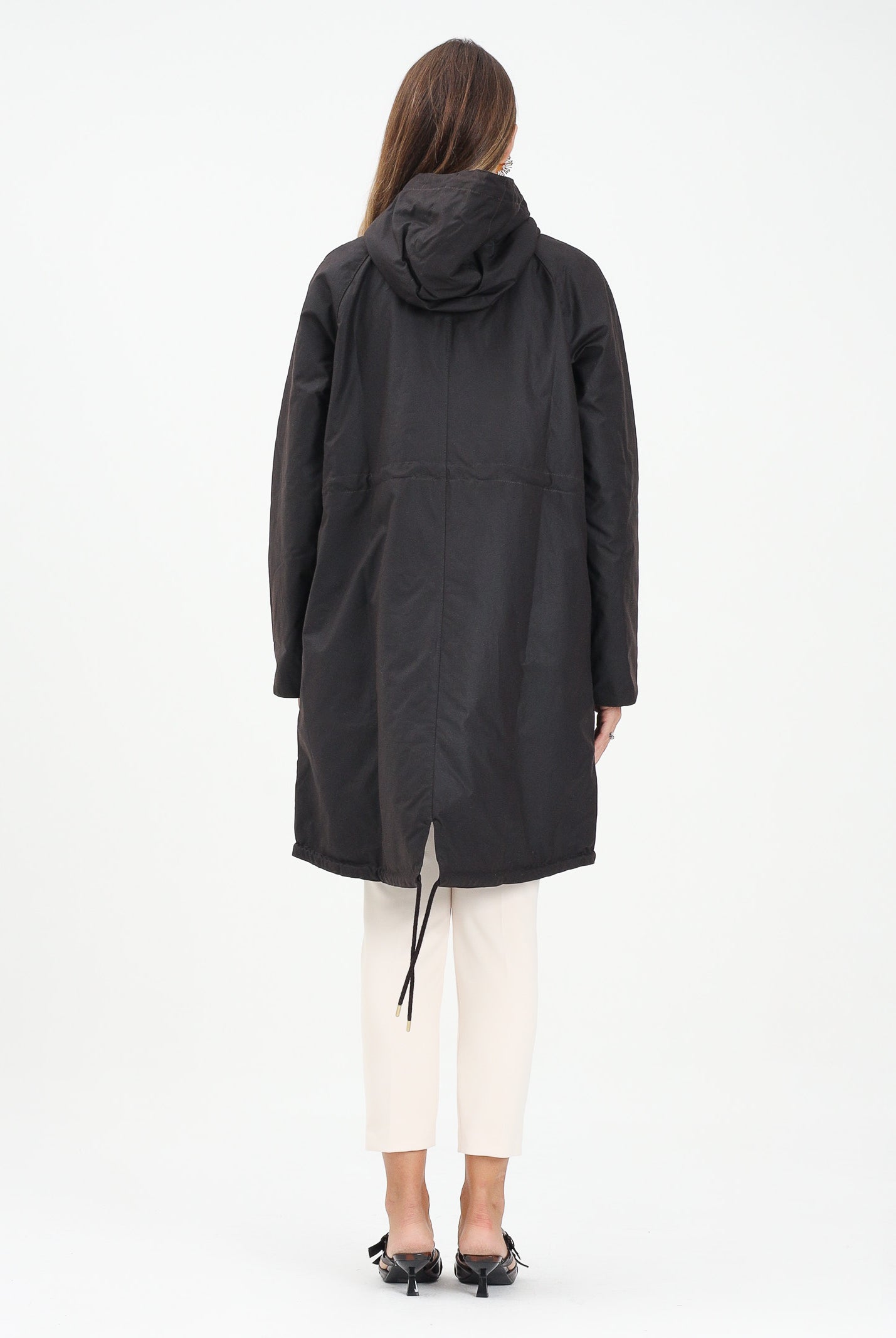 BARBOUR Parka Marcy nero da donna 252MLWX1456 RU91 BARBOUR