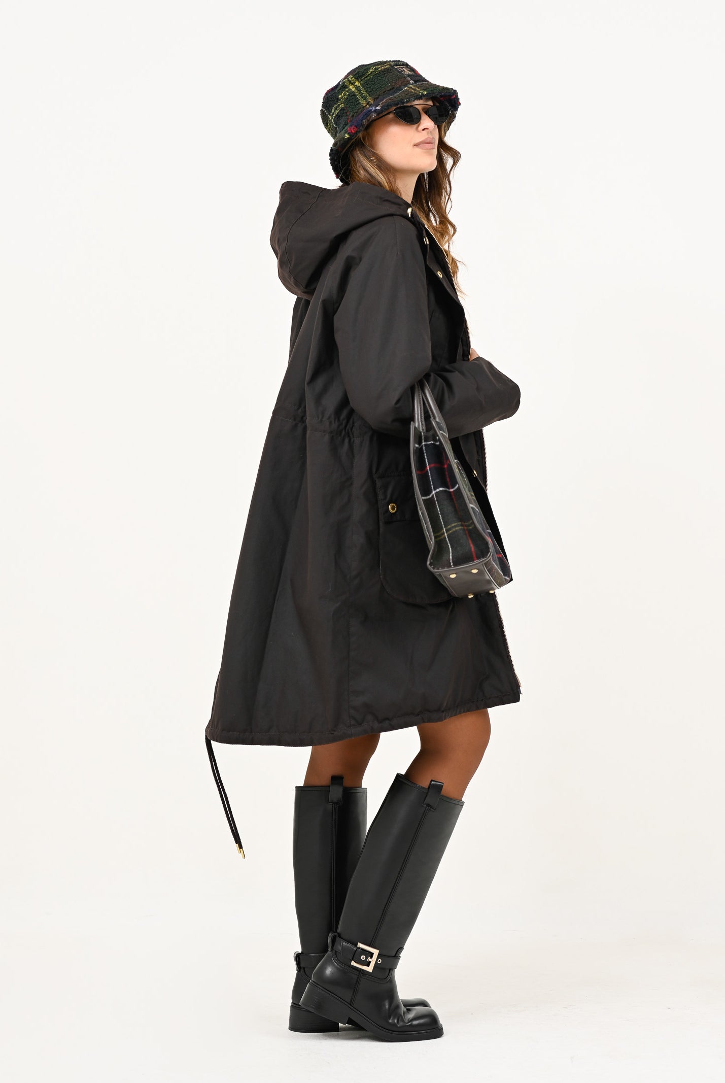 BARBOUR Parka Marcy nero da donna 252MLWX1456 RU91 BARBOUR