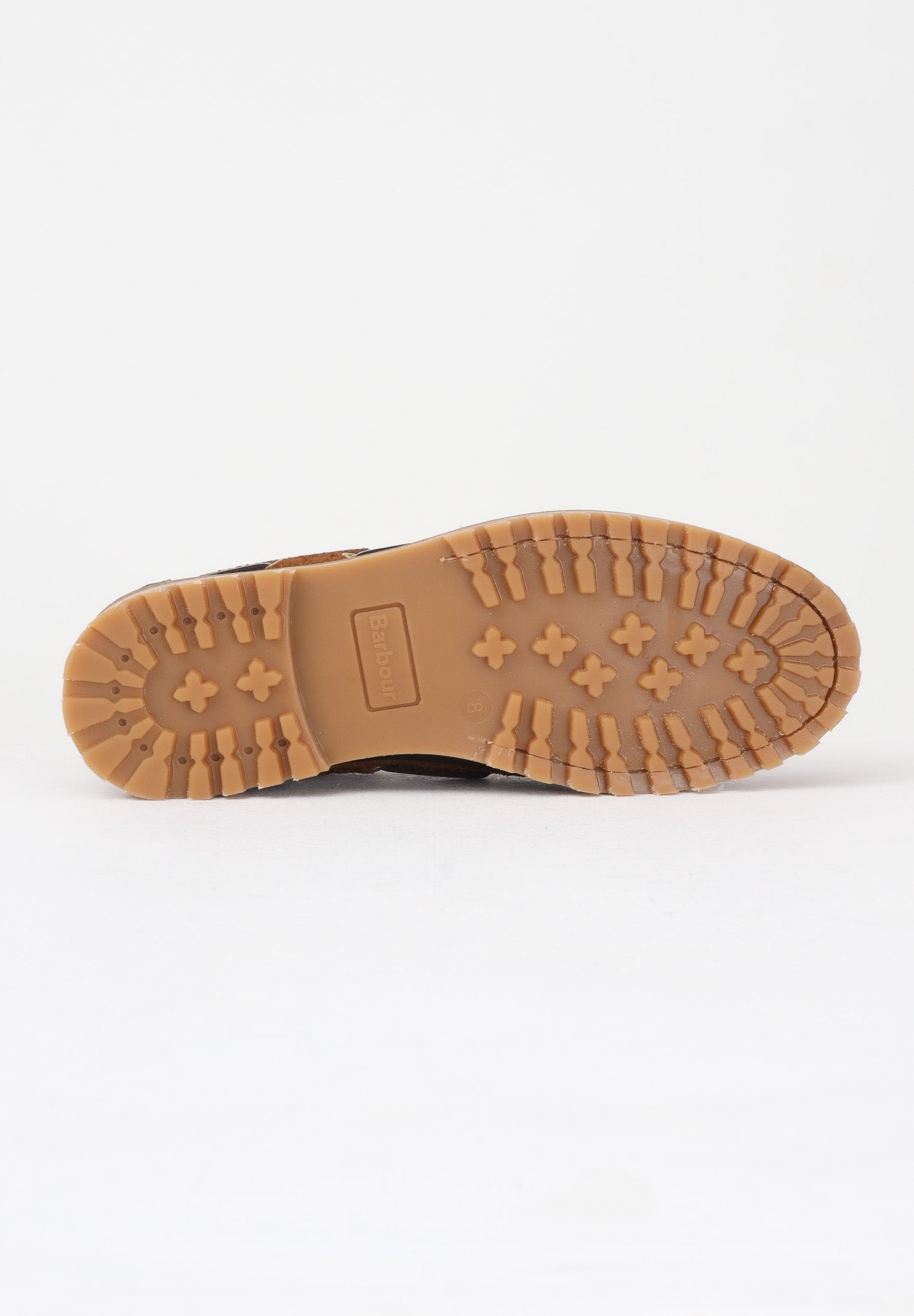 BARBOUR Mocassini Re-Engineered Deck verde e cuoio da uomo 252MMFO0795 OL37 BARBOUR