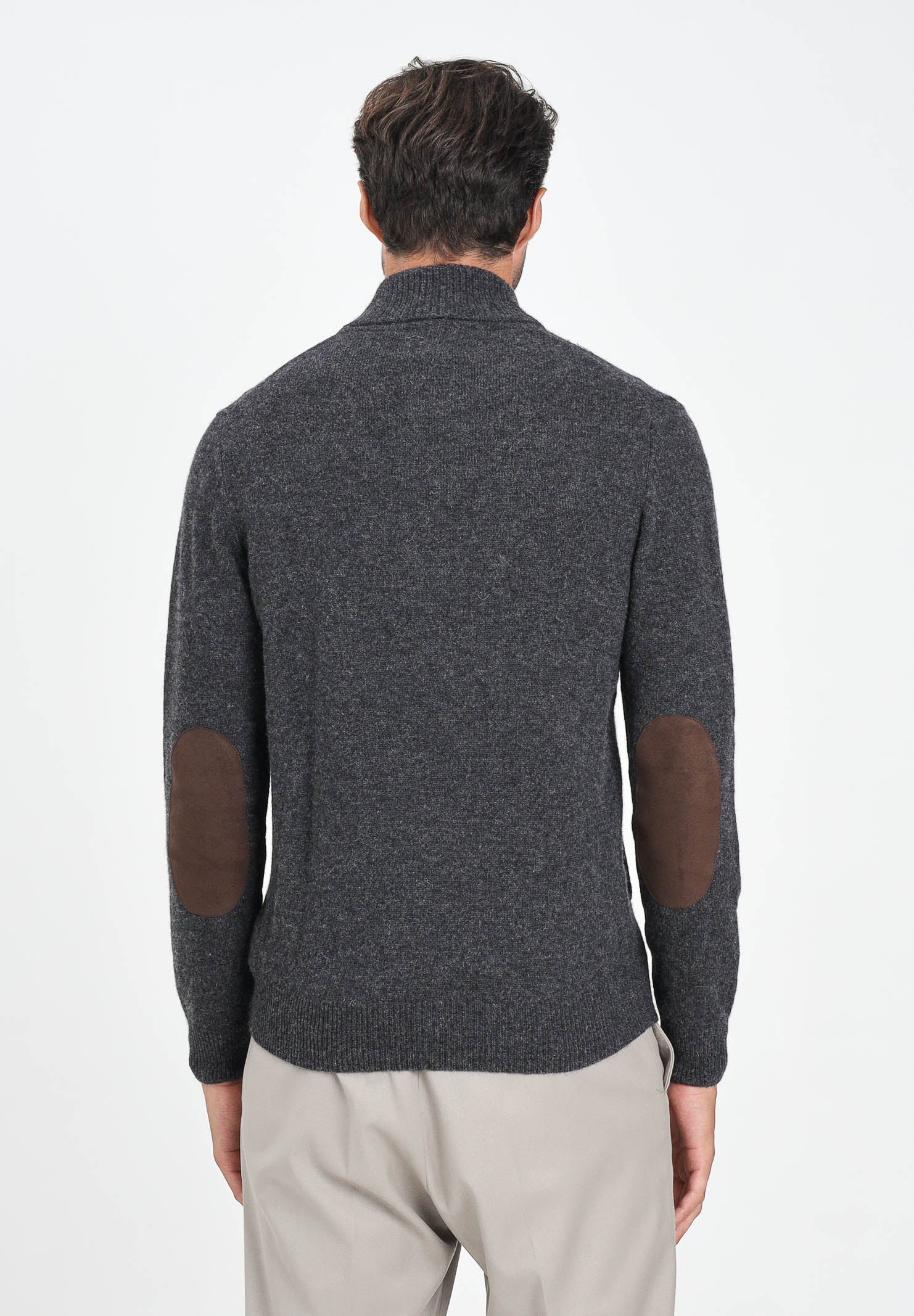 BARBOUR Cardigan Patch grigio da uomo 252MMKN0731 CH51 BARBOUR