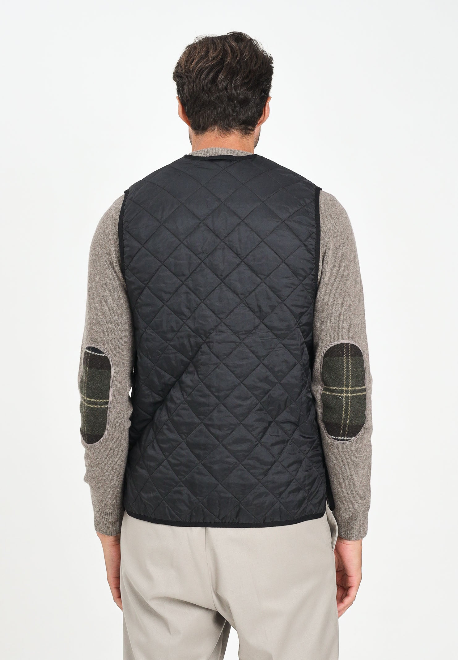 BARBOUR Smanicato nero da uomo compatibile come interno per il giubbotto Bedale 252MMLI0001 BK91 BARBOUR