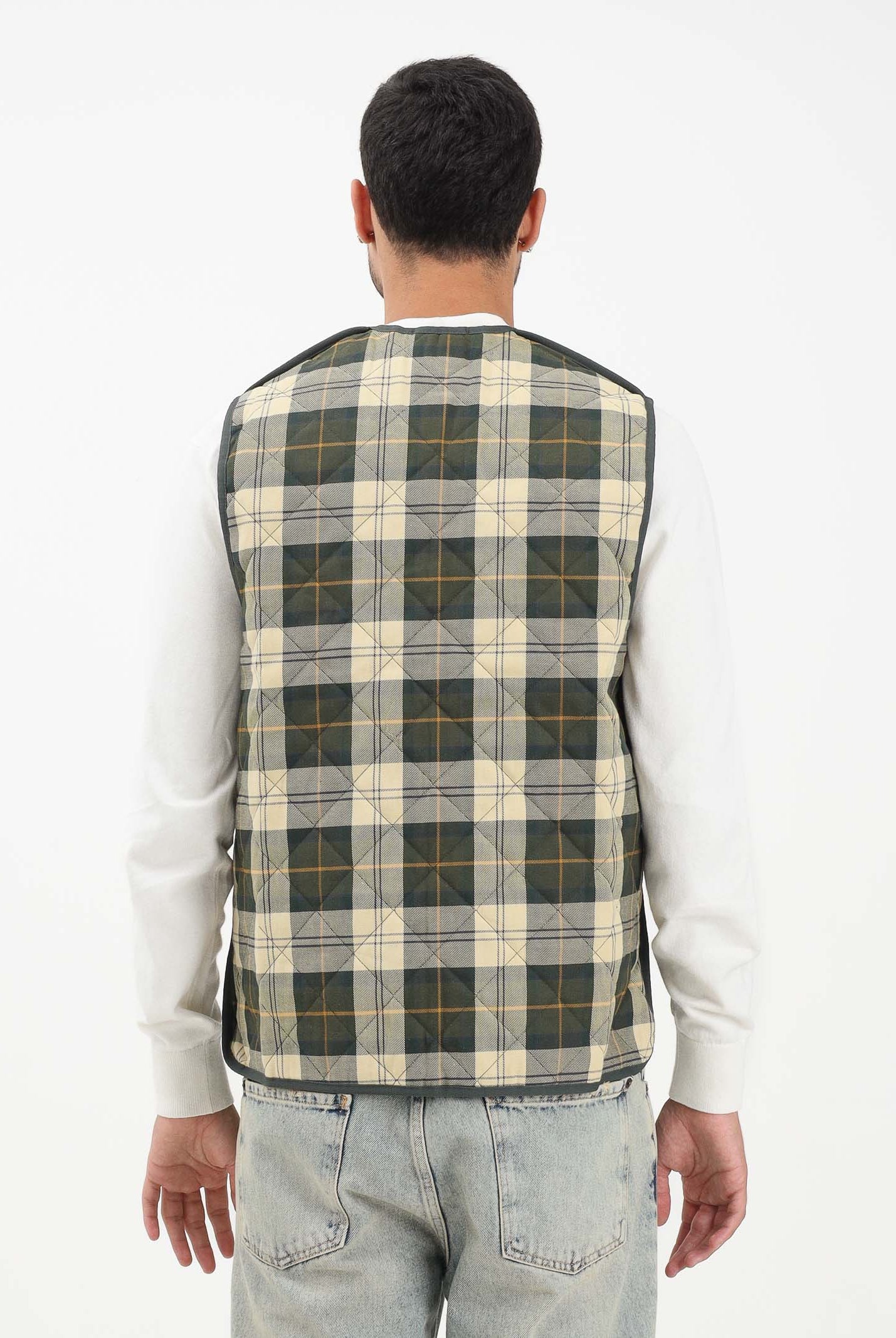 BARBOUR Smanicato verde da uomo compatibile come interno per il giubbotto Bedale 252MMLI0001 GN91 BARBOUR