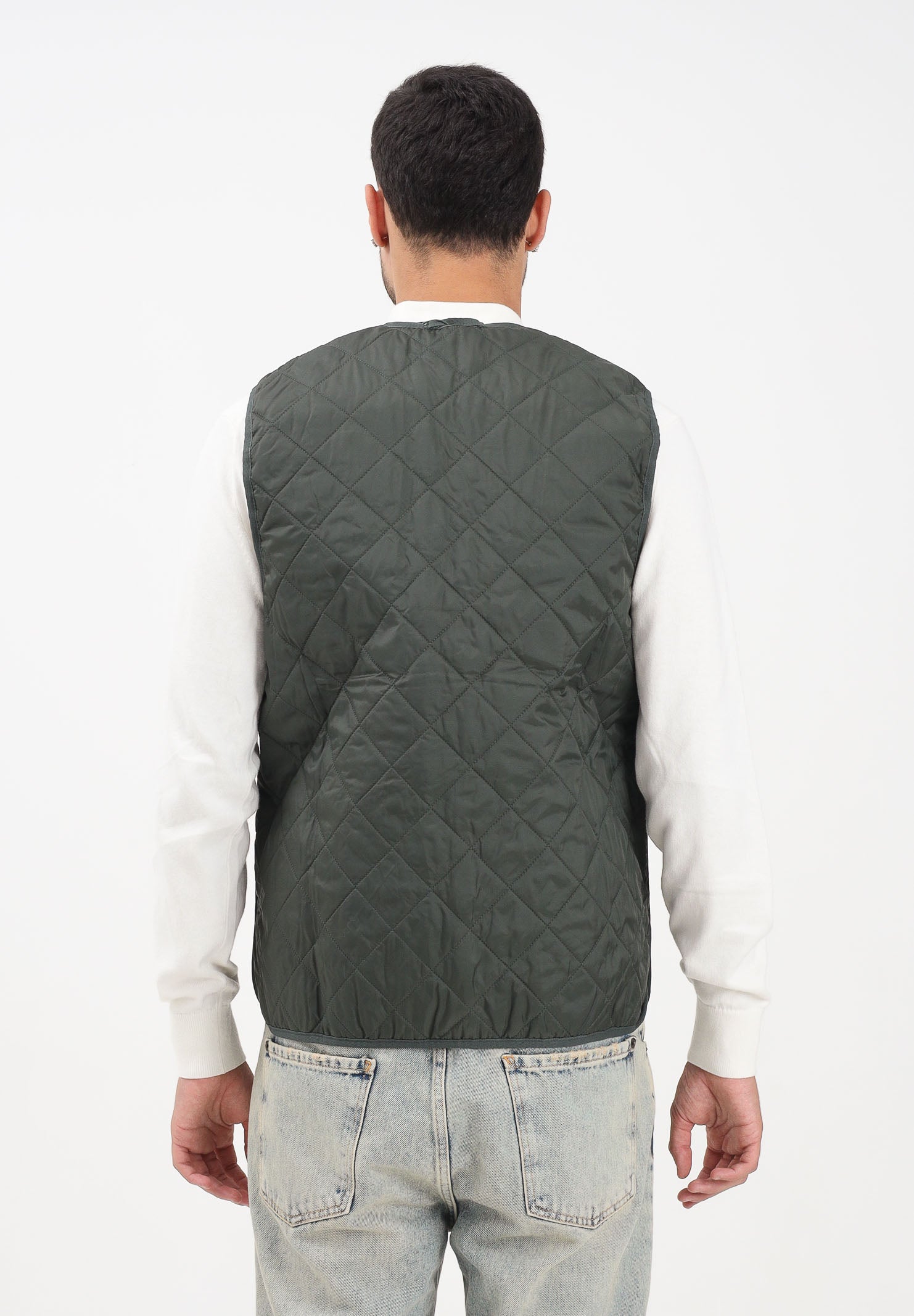 BARBOUR Smanicato verde da uomo compatibile come interno per il giubbotto Bedale 252MMLI0001 GN92 BARBOUR