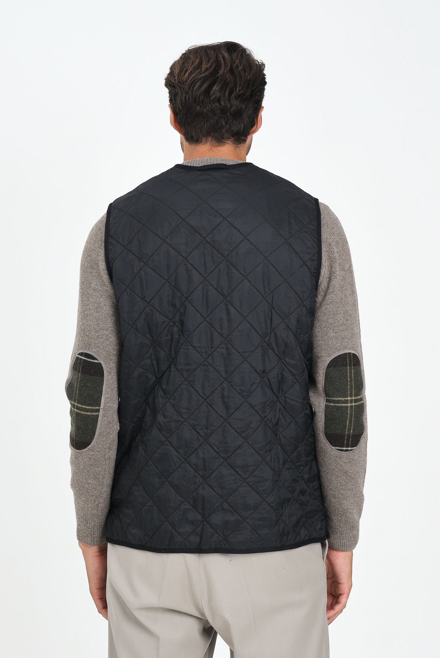 BARBOUR Smanicato Polarquilt nero da uomo da abbinare alla giacca Ashby 252MMLI0002 BK91 BARBOUR