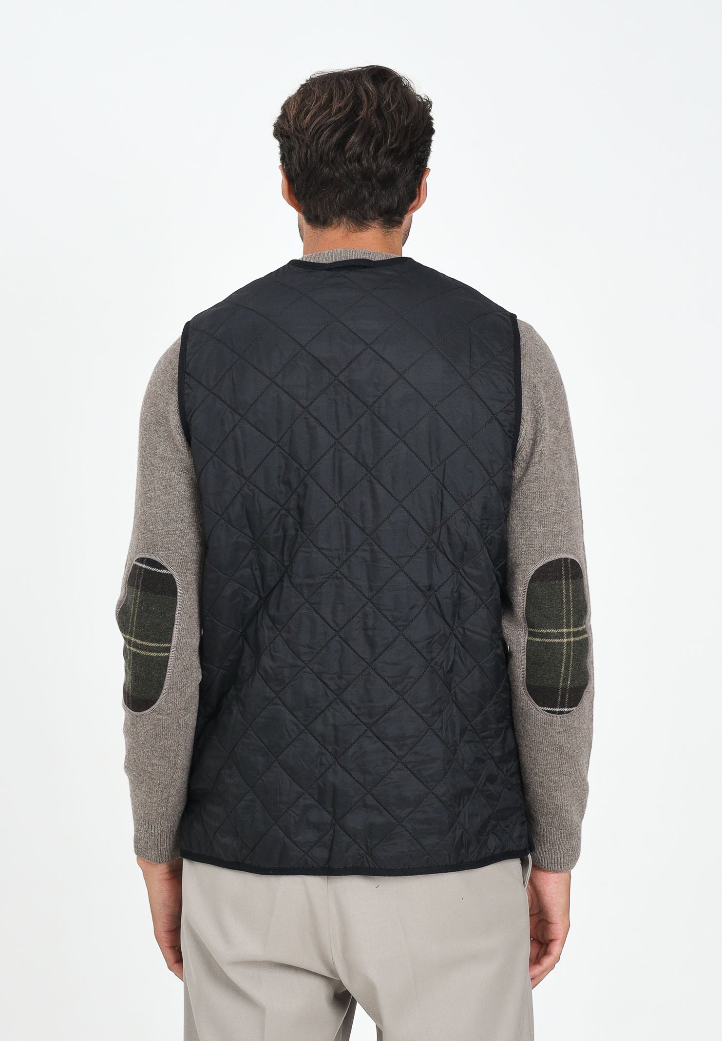 BARBOUR Smanicato Polarquilt nero da uomo da abbinare alla giacca Ashby 252MMLI0002 BK91 BARBOUR