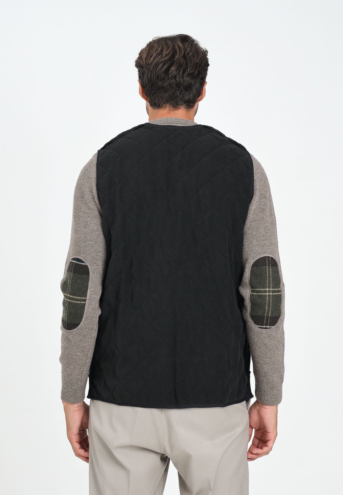 BARBOUR Smanicato Polarquilt nero da uomo da abbinare alla giacca Ashby 252MMLI0002 BK91 BARBOUR