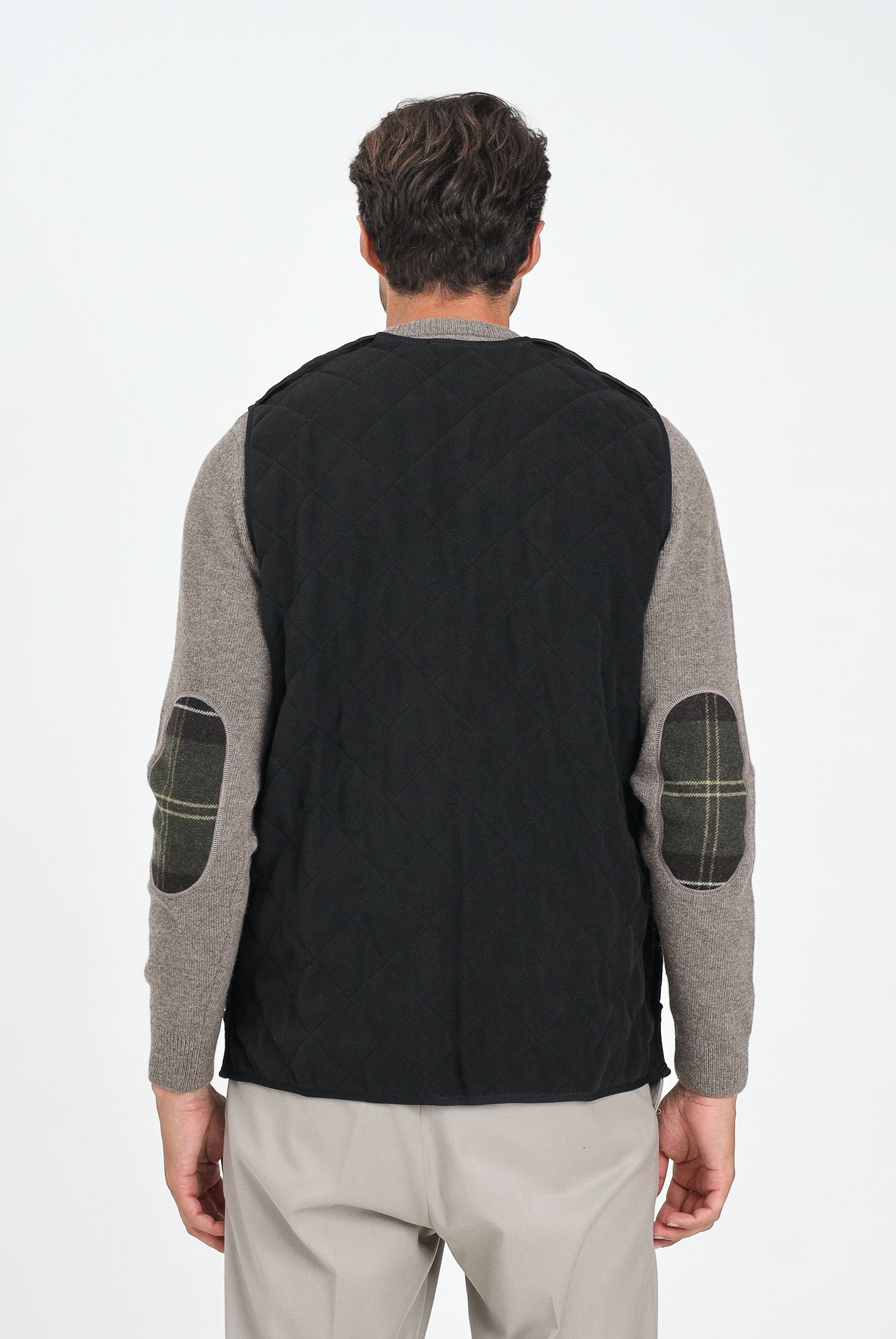 BARBOUR Smanicato Polarquilt nero da uomo da abbinare alla giacca Ashby 252MMLI0002 BK91 BARBOUR