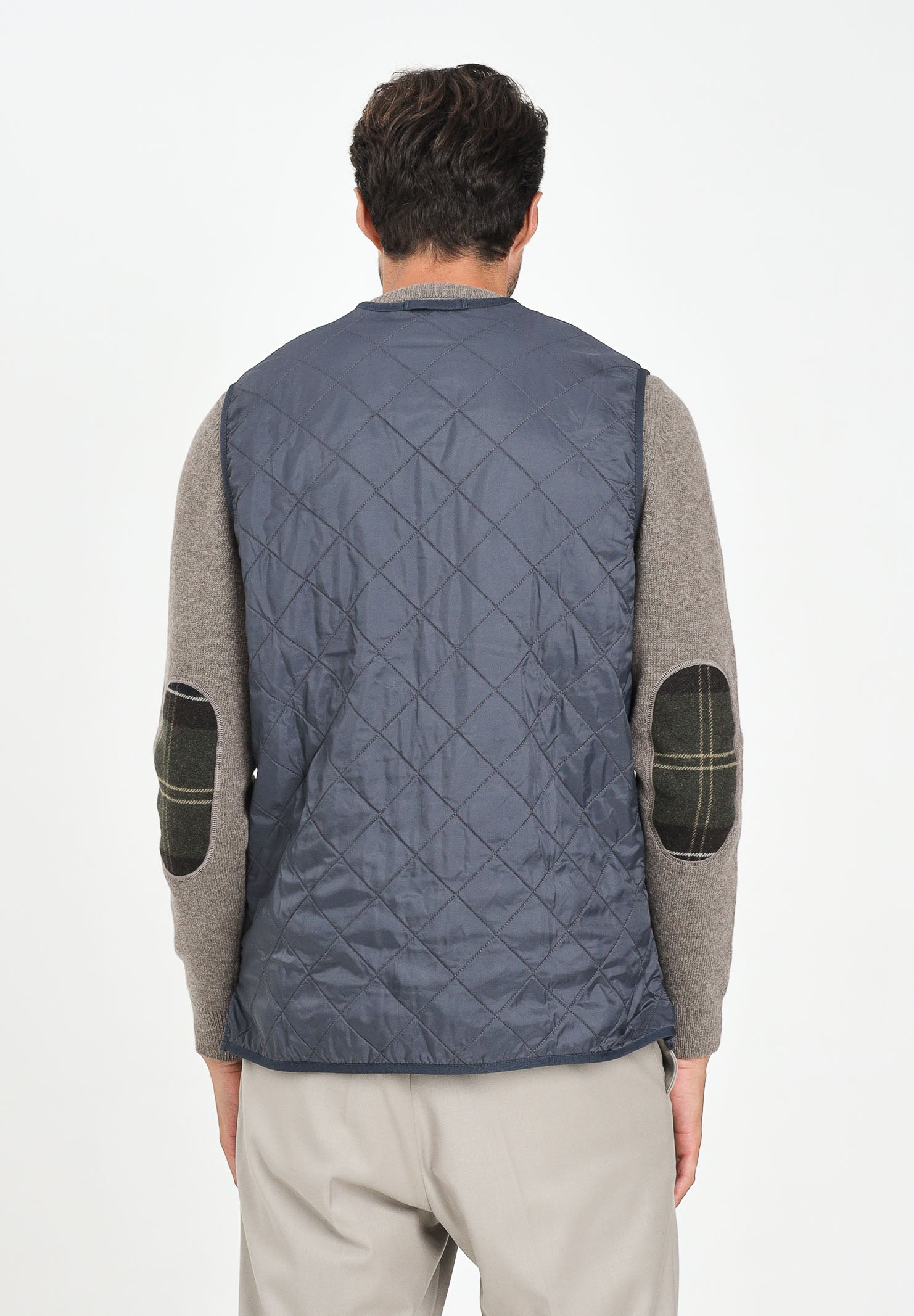 BARBOUR Smanicato Polarquilt blu da uomo da abbinare alla giacca Ashby 252MMLI0002 NY91 BARBOUR