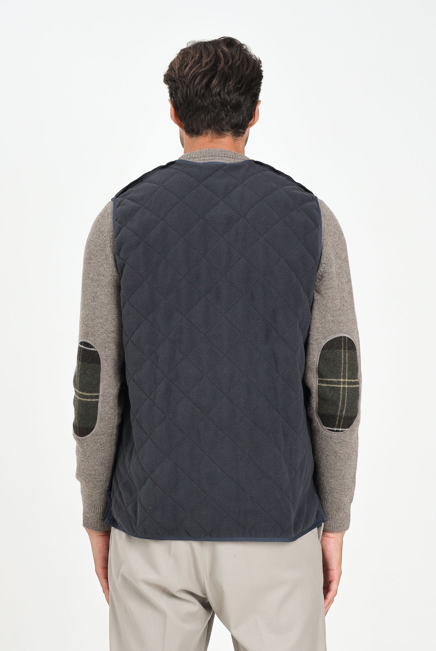 BARBOUR Smanicato Polarquilt blu da uomo da abbinare alla giacca Ashby 252MMLI0002 NY91 BARBOUR