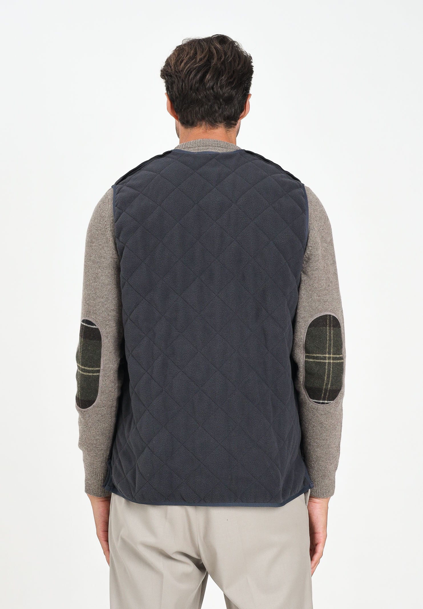 BARBOUR Smanicato Polarquilt blu da uomo da abbinare alla giacca Ashby 252MMLI0002 NY91 BARBOUR