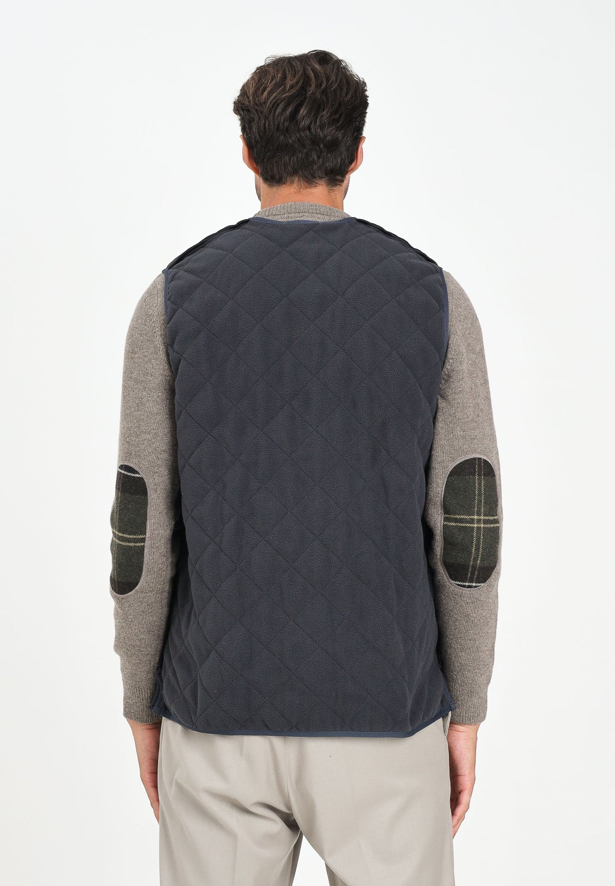 BARBOUR Smanicato Polarquilt blu da uomo da abbinare alla giacca Ashby 252MMLI0002 NY91 BARBOUR