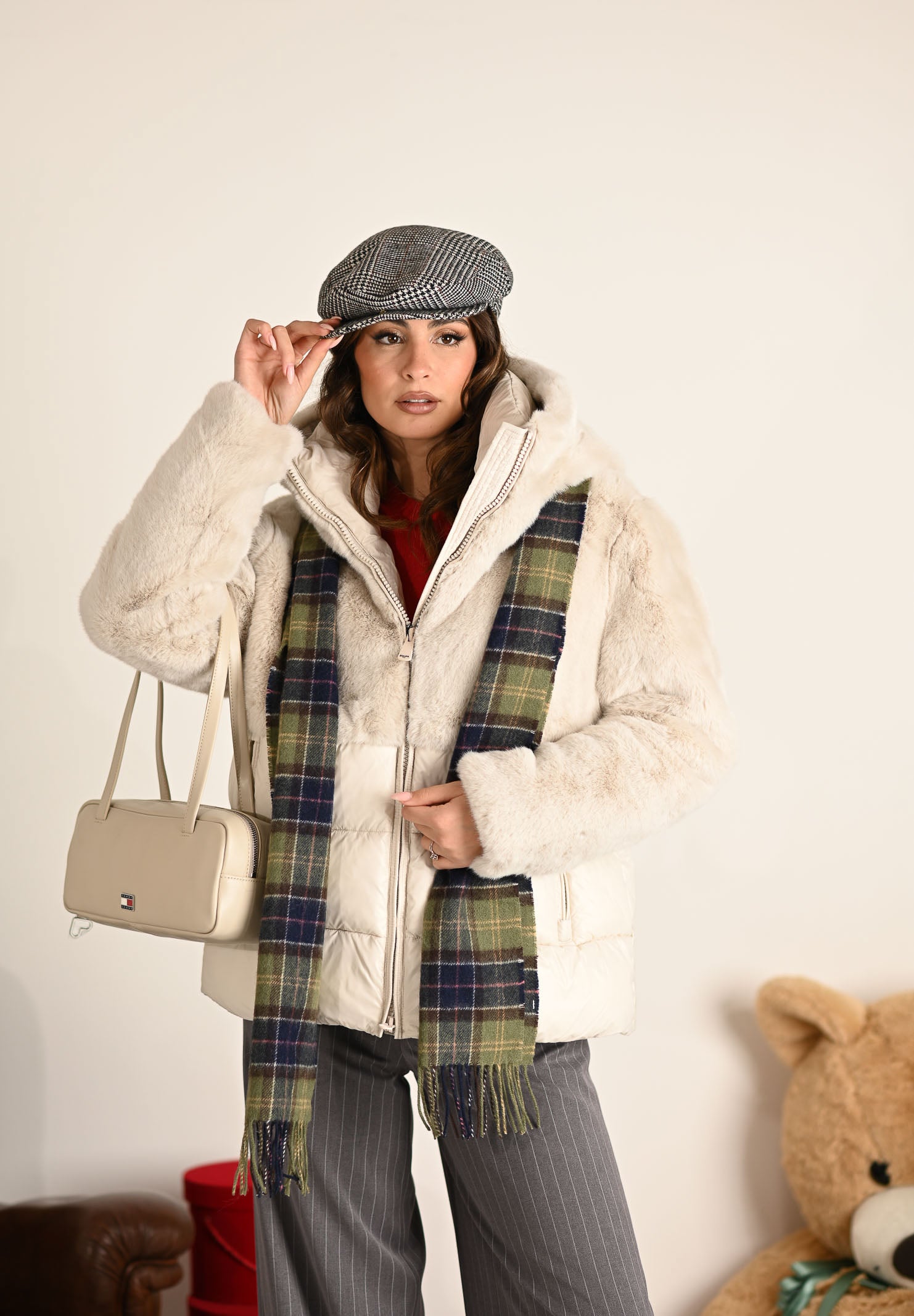 BARBOUR Sciarpa in lana d'agnello Tartan per uomo e donna 252MUSC0001 TN11 BARBOUR