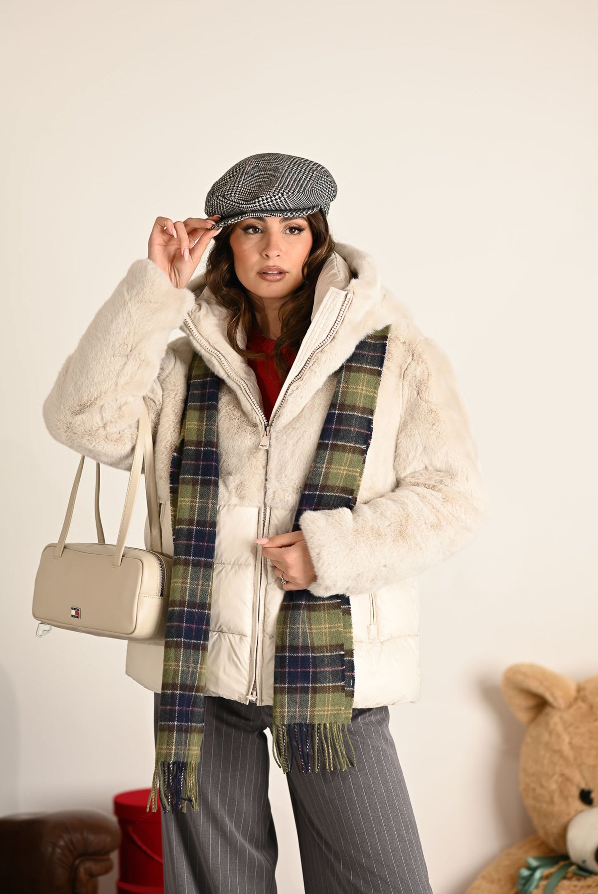 BARBOUR Sciarpa in lana d'agnello Tartan per uomo e donna 252MUSC0001 TN11 BARBOUR