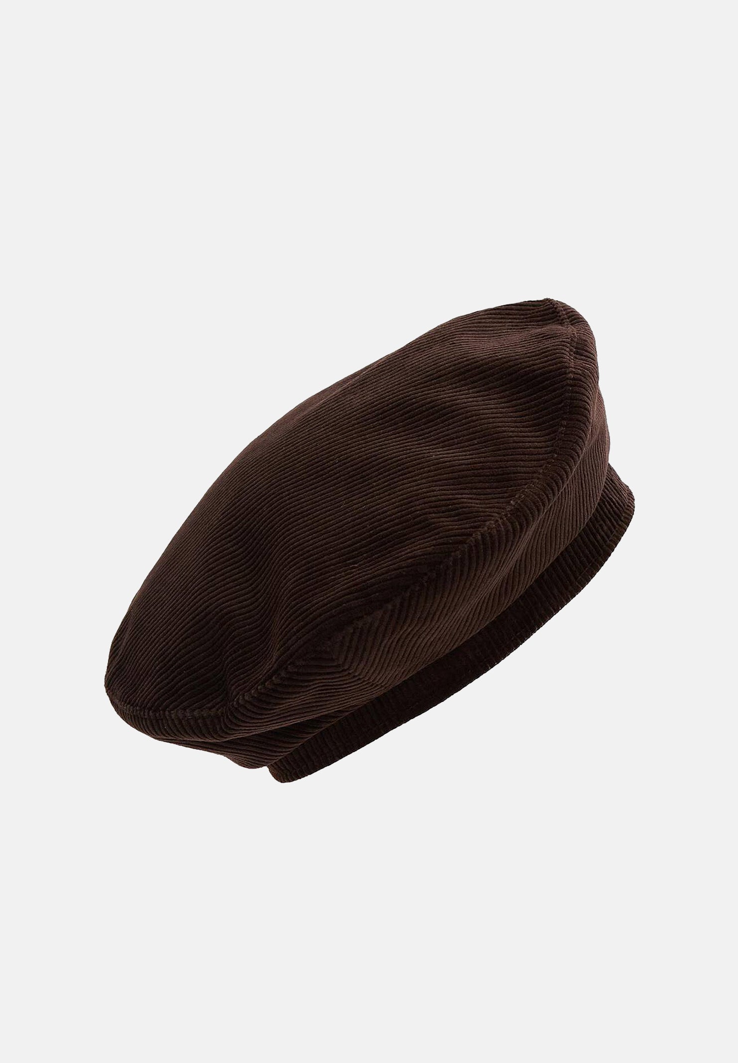 BARBOUR Basco CORD BERET marrone da donna in velluto a coste con logo in metallo 262MLHA0661 BR91 BARBOUR