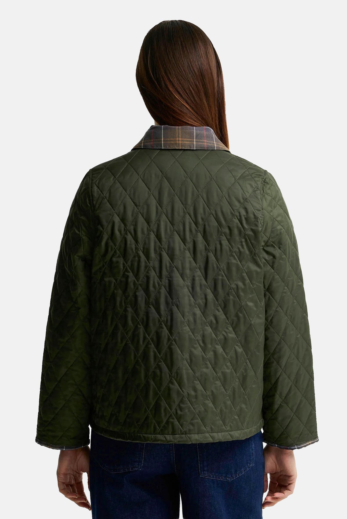BARBOUR Piumino ANNANDALE QUILT verde per donna con trapuntatura a rombi 262MLQU1934 OL74 BARBOUR