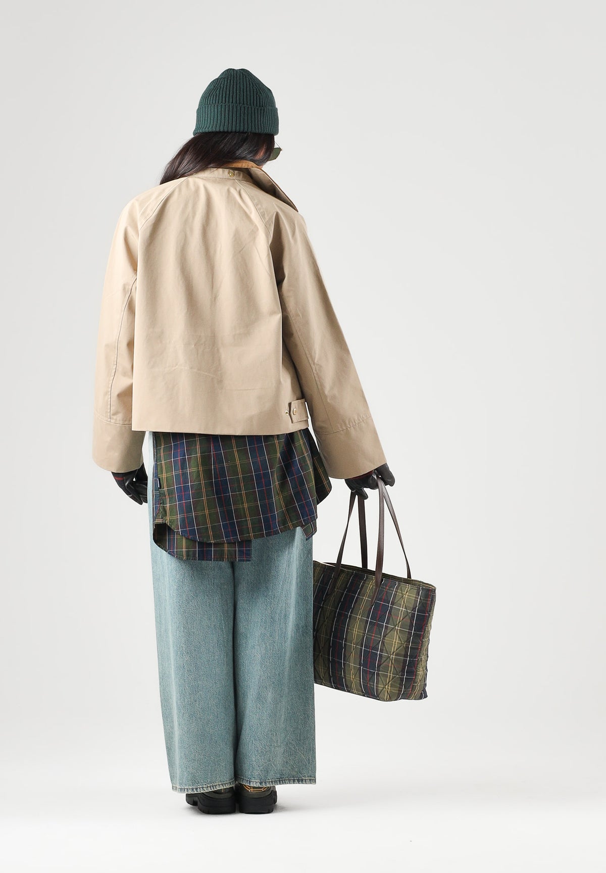 BARBOUR Giacca a ventoTERRINGTON SHOWERPROOF beige per donna con cappuccio rimovibile, colletto in velluto a coste 262MLSP0354 BE31 BARBOUR