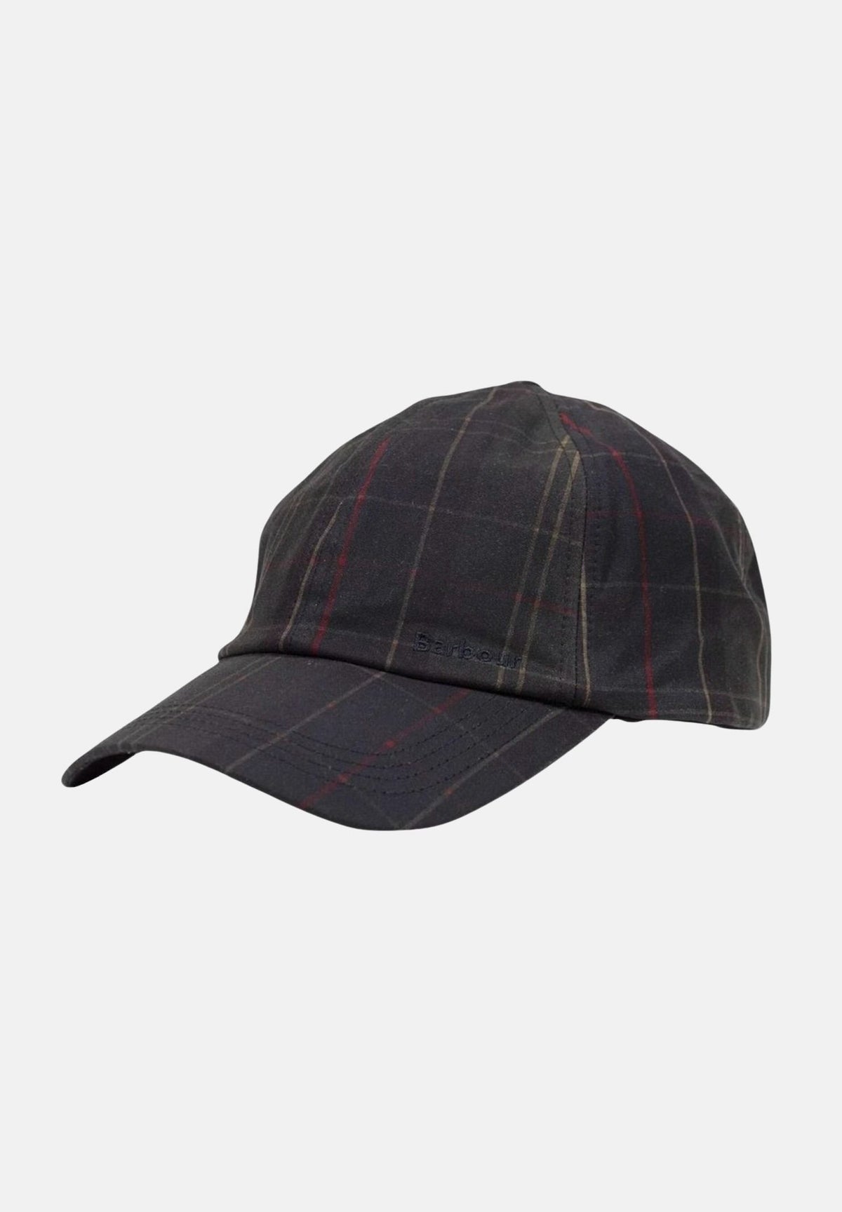 BARBOUR Cappellino con visiera verde per uomo con motivo tartan in lana e fibbia posteriore regolabile. 262MMHA0969 OL91 BARBOUR