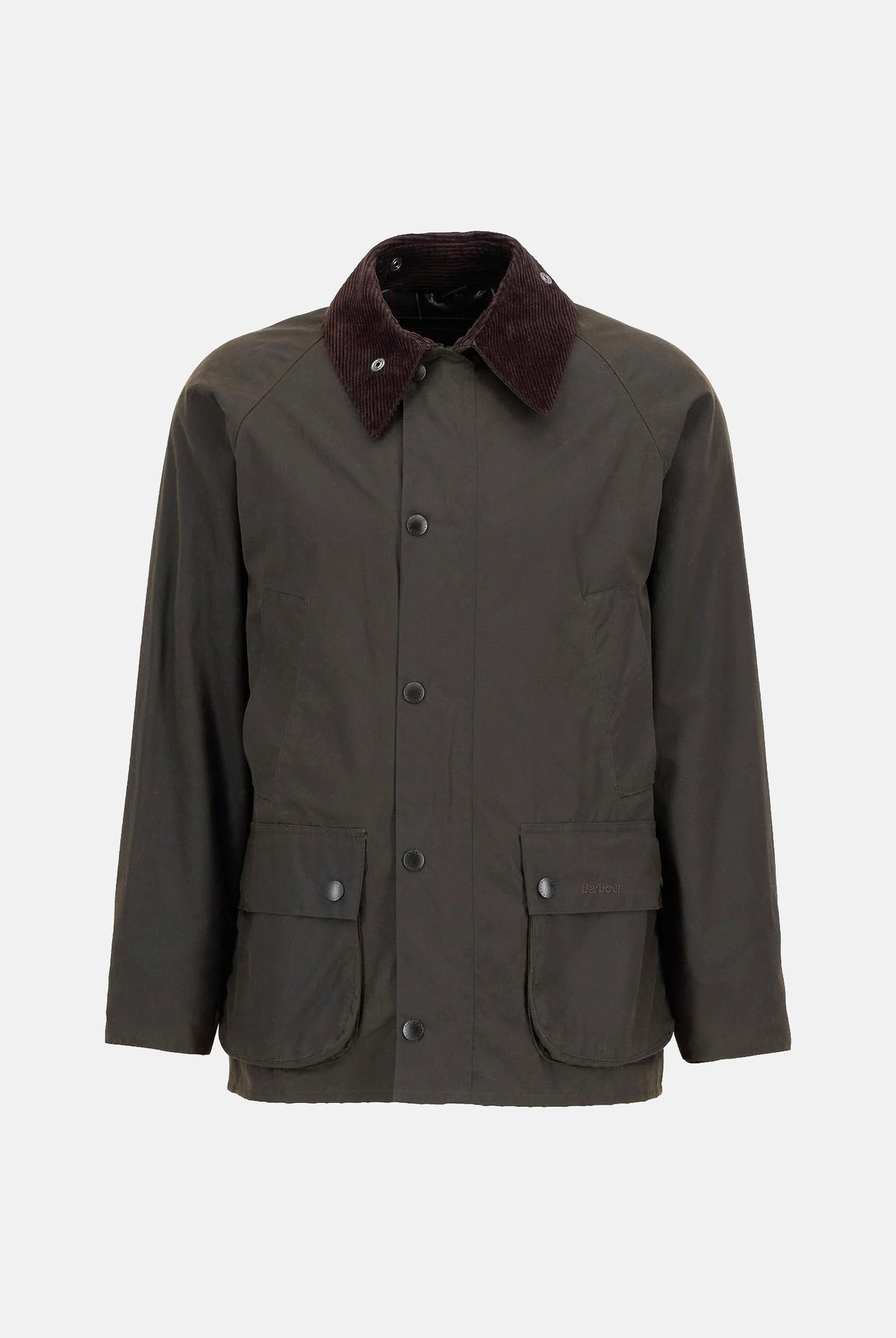 BARBOUR Giubbotto BEAUFORT olive per uomo con colletto in velluto e tasche multiple. 262MMWX0010 OL71 BARBOUR