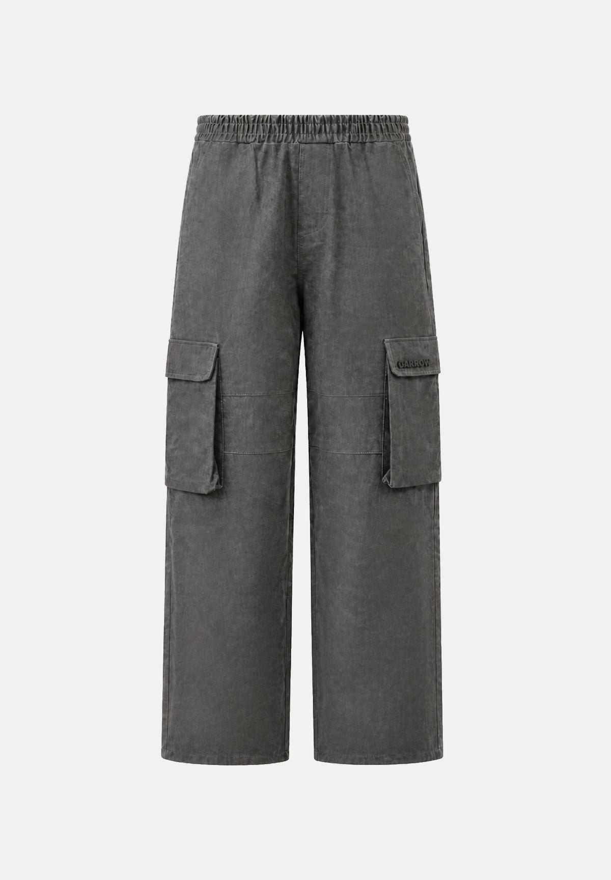BARROW Pantaloni CARGO PANTS neri per uomo e donna con tasconi laterali F6BWUAPA086 110 BARROW