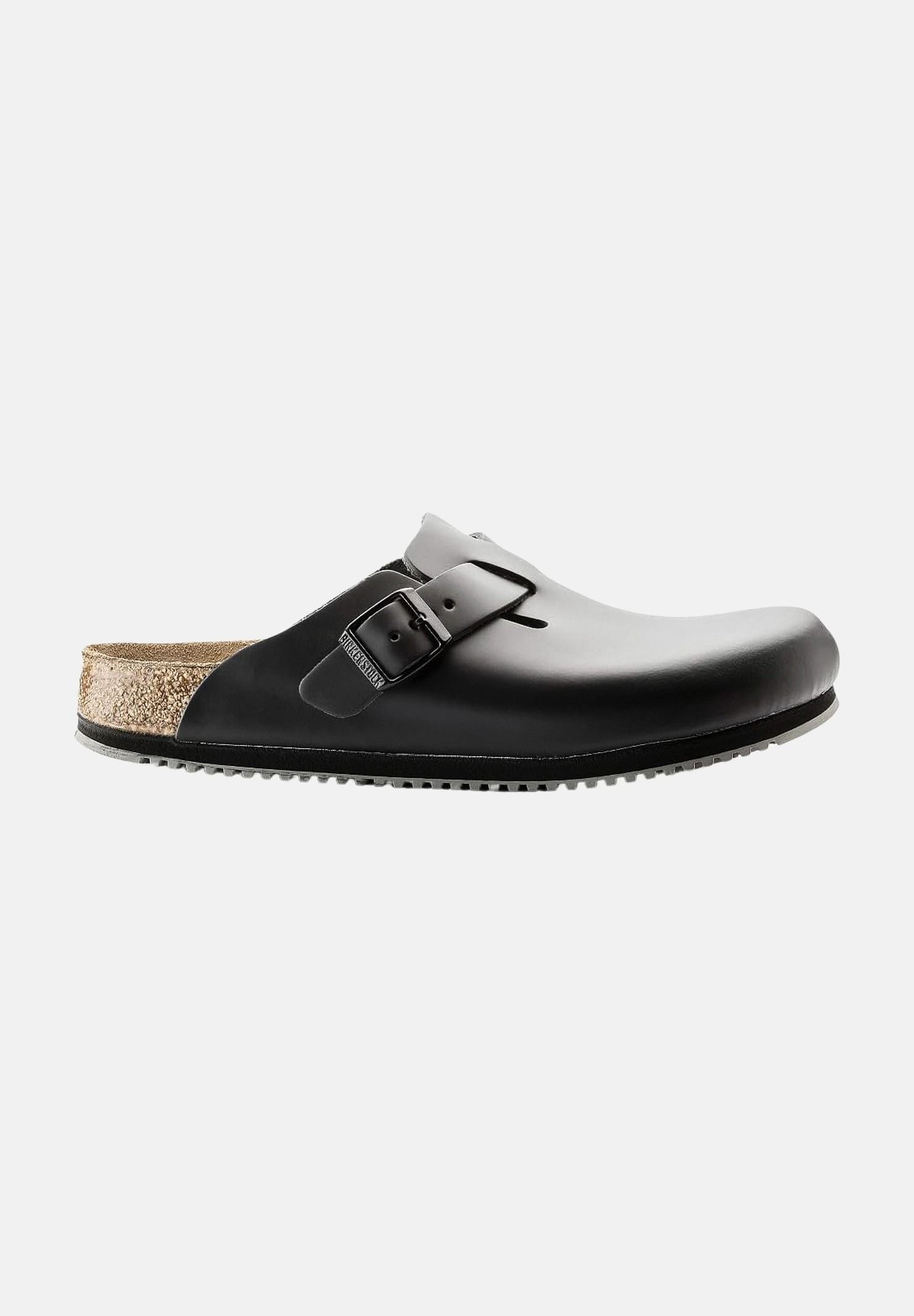 BIRKENSTOCK Ciabatta Boston nera per uomo e donna 060194 . BIRKENSTOCK