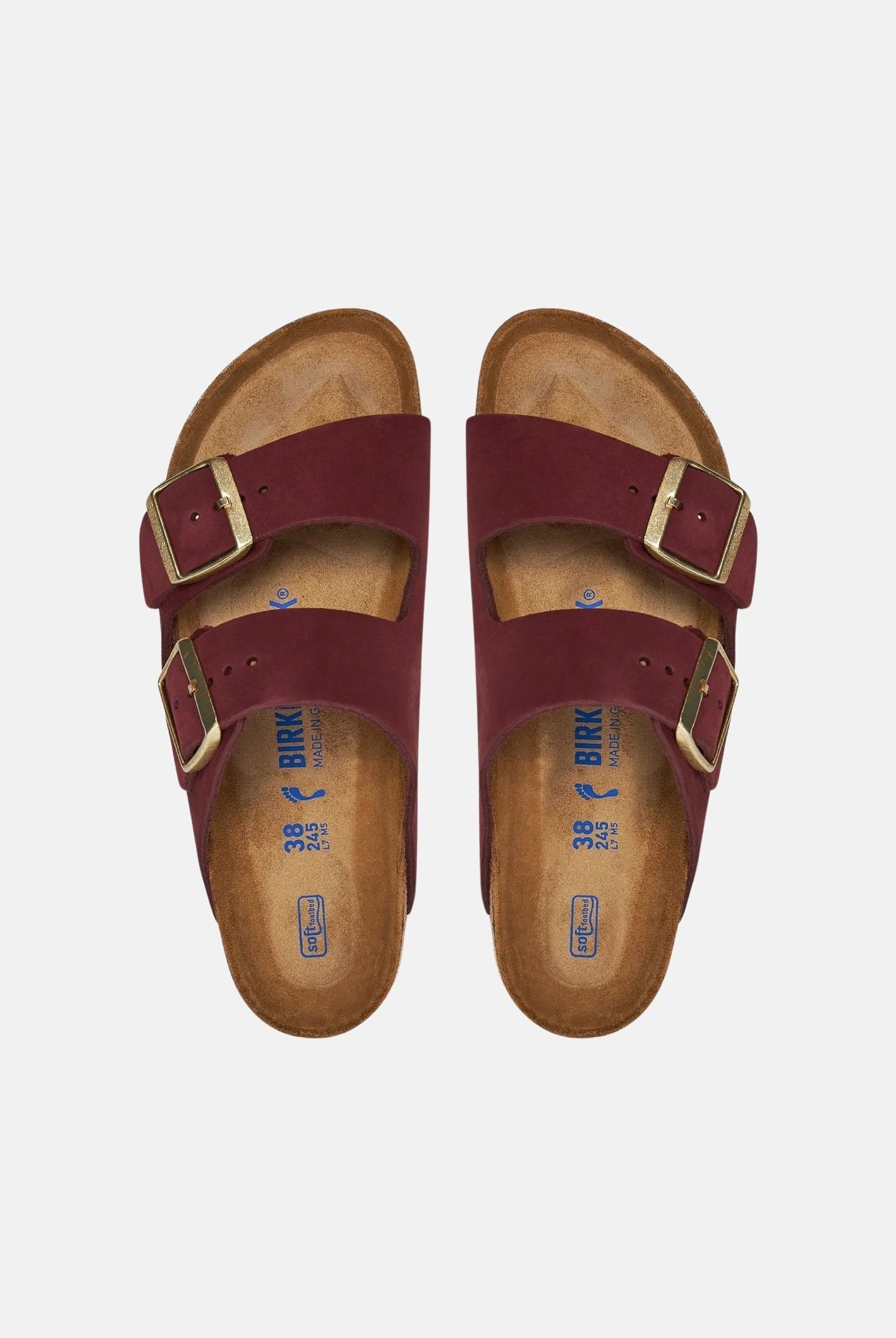 BIRKENSTOCK Sandali ARIZONA SOFT FOOTBED per uomo e donna con doppio cinturino regolabile.<BR/> 1028719 . BIRKENSTOCK