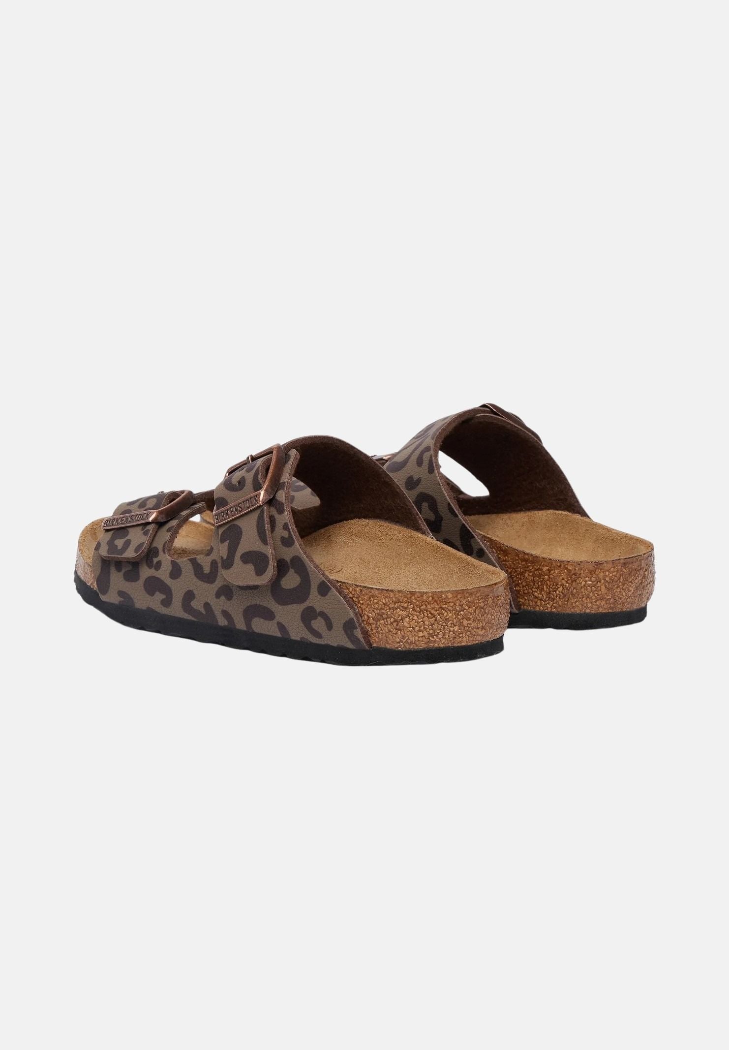 BIRKENSTOCK Sandali ARIZONA leo mocca, per uomo e donna, con stampa animalier <BR/> 1032698 . BIRKENSTOCK