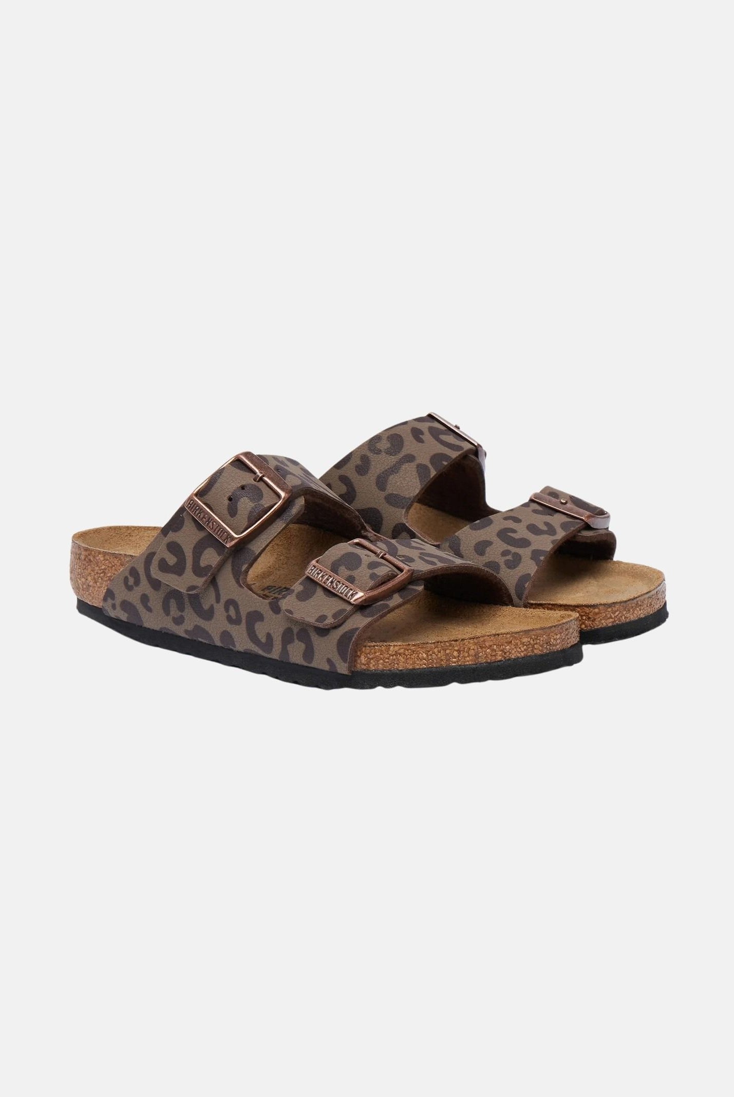 BIRKENSTOCK Sandali ARIZONA leo mocca, per uomo e donna, con stampa animalier <BR/> 1032698 . BIRKENSTOCK
