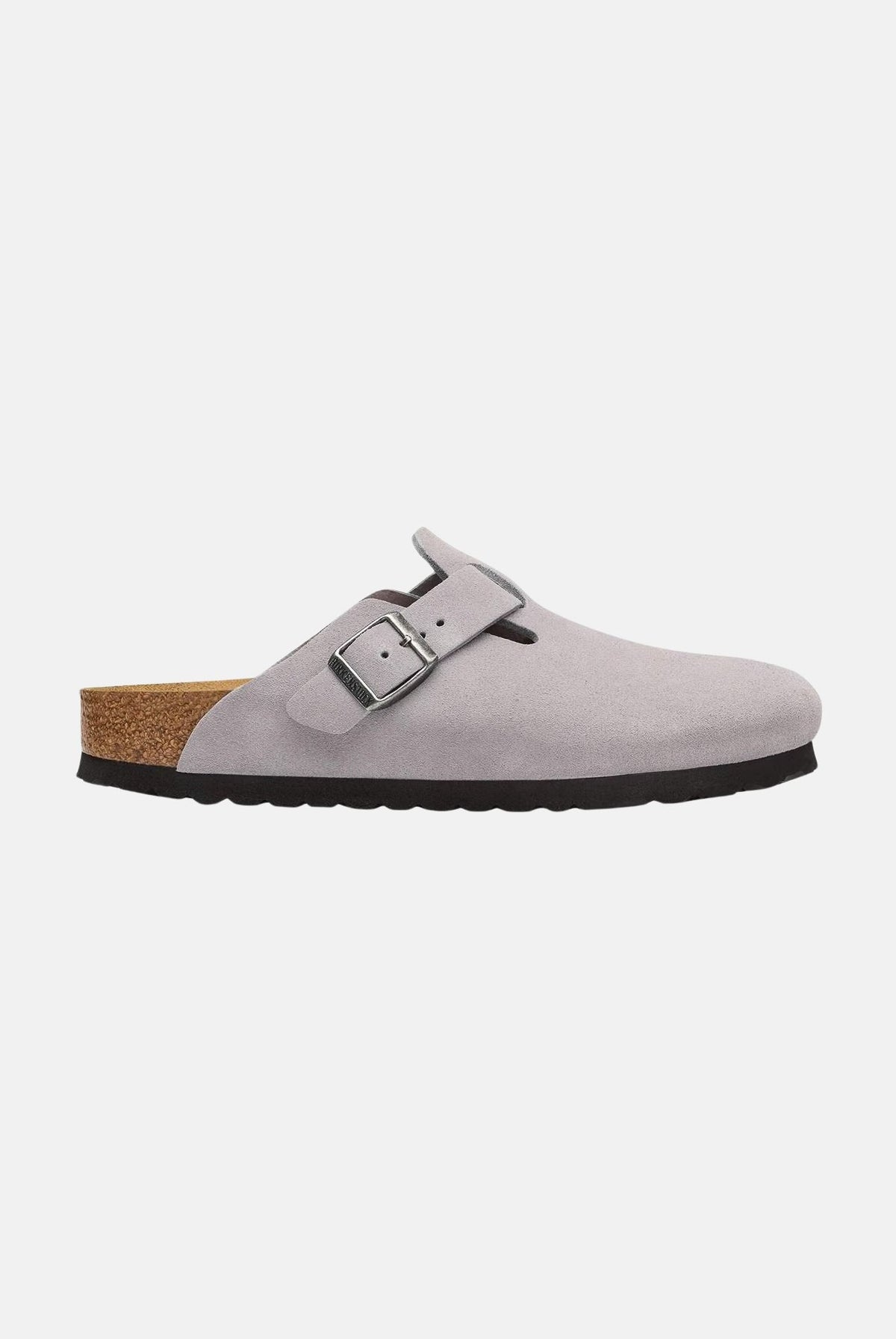 BIRKENSTOCK Ciabatte BOSTON lilla per uomo e donna con tomaia in pelle scamosciata cerata 1032791 . BIRKENSTOCK