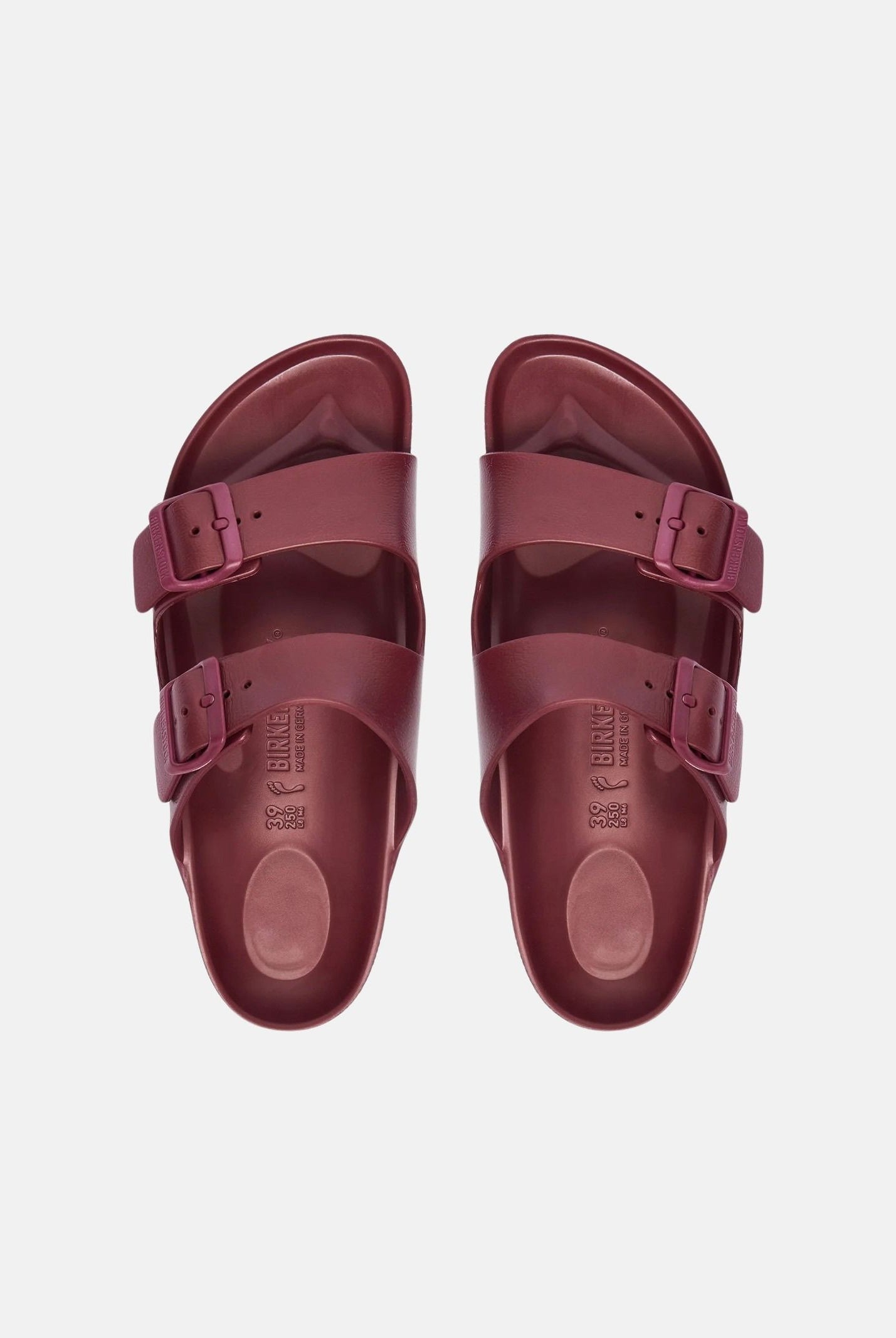 BIRKENSTOCK Ciabatta ARIZONA EVA ZINFANDEL bordeaux per uomo e donna con doppio cinturino regolabile.<BR/> 1032862 . BIRKENSTOCK