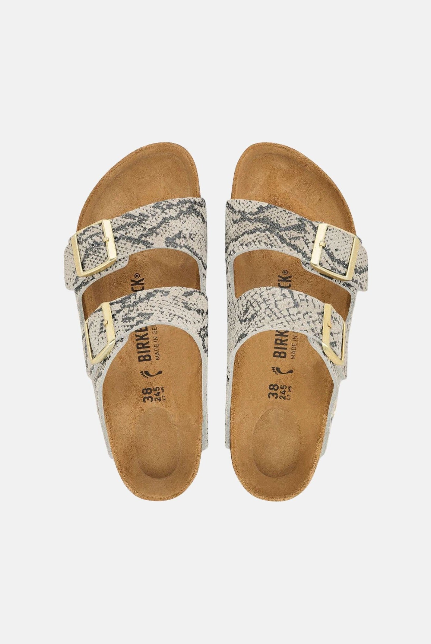 BIRKENSTOCK Ciabatta ARIZONA in pelle scamosciata da donna con doppio cinturino regolabile 1033065 . BIRKENSTOCK
