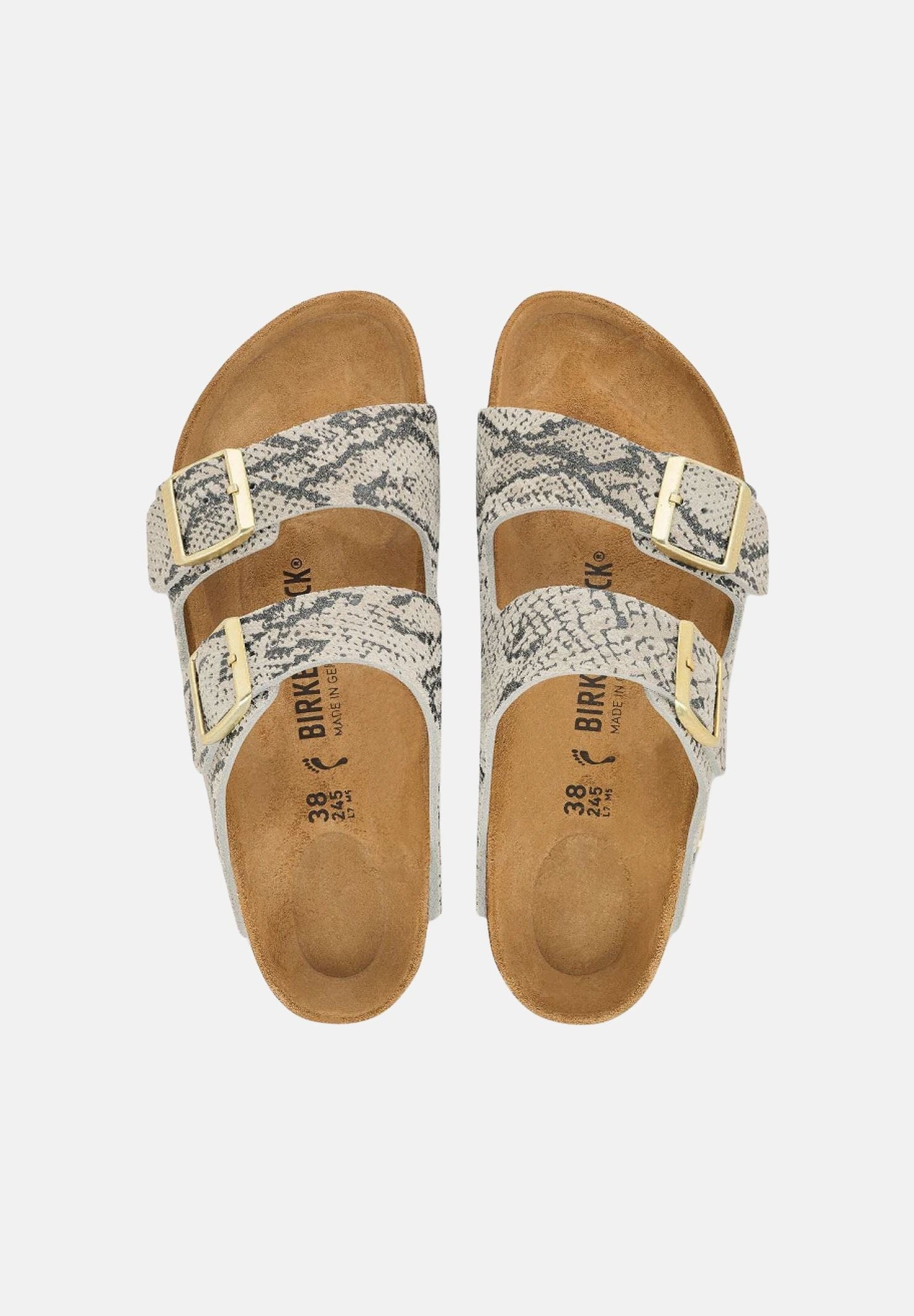 BIRKENSTOCK Ciabatta ARIZONA in pelle scamosciata da donna con doppio cinturino regolabile 1033065 . BIRKENSTOCK