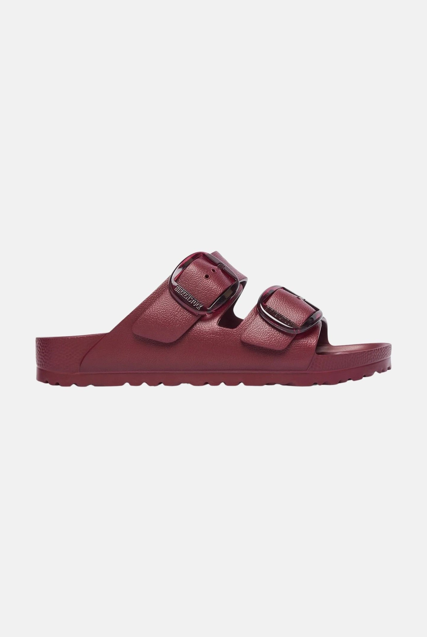BIRKENSTOCK Ciabatta ARIZONA BIG BUCKLE zinfandel bordeaux per uomo e donna con maxi fibbie regolabili.<BR/> 1033115 . BIRKENSTOCK