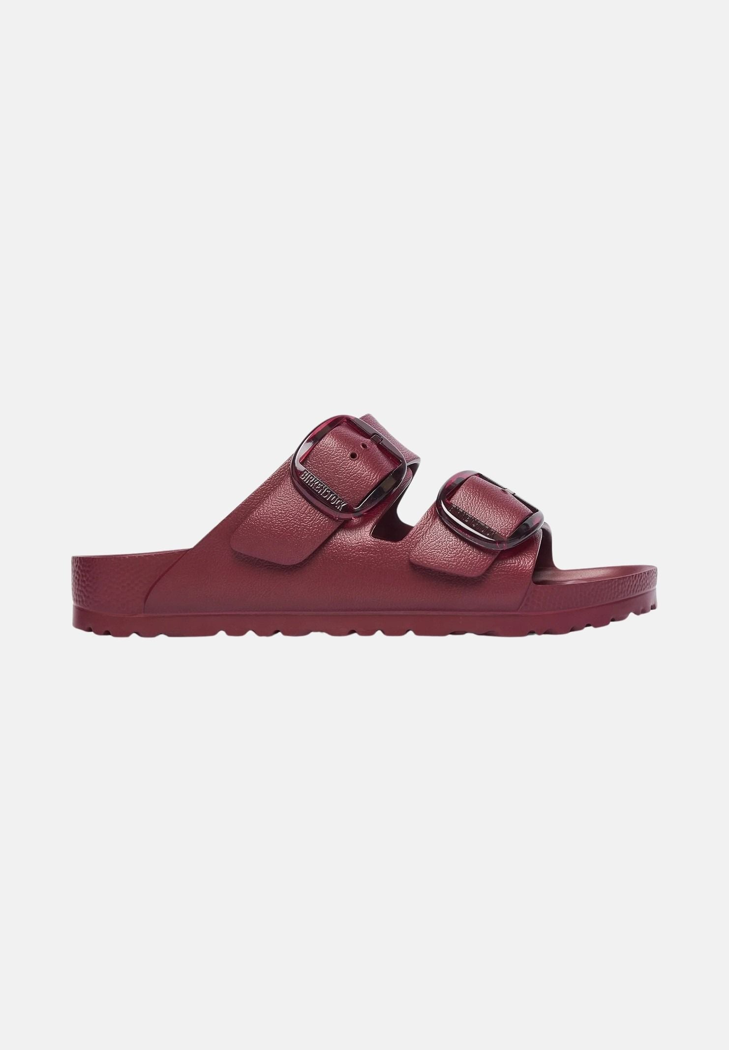 BIRKENSTOCK Ciabatta ARIZONA BIG BUCKLE zinfandel bordeaux per uomo e donna con maxi fibbie regolabili.<BR/> 1033115 . BIRKENSTOCK