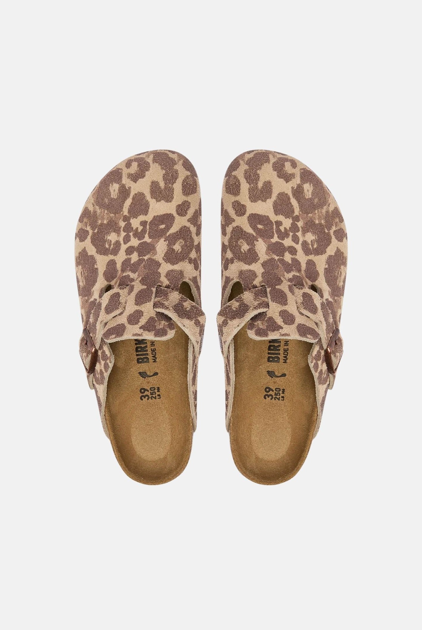 BIRKENSTOCK Sabot Boston Leo Sandcastle beige e marrone unisex. 1033324 . BIRKENSTOCK