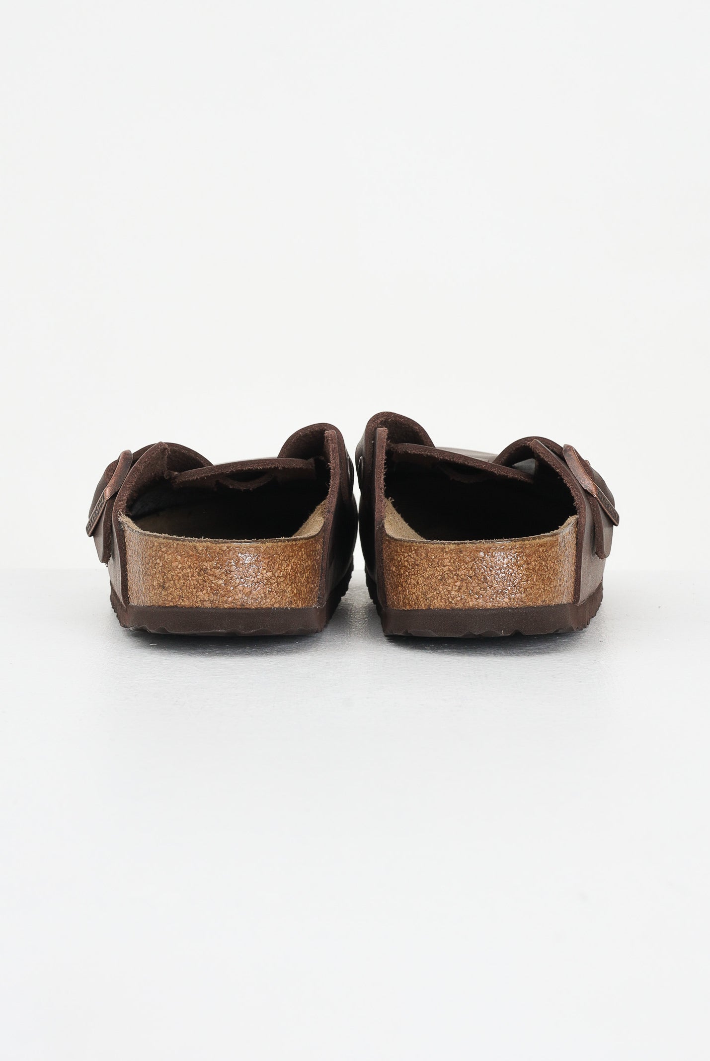BIRKENSTOCK Ciabatte marroni per uomo e donna modello Boston 860133 . BIRKENSTOCK