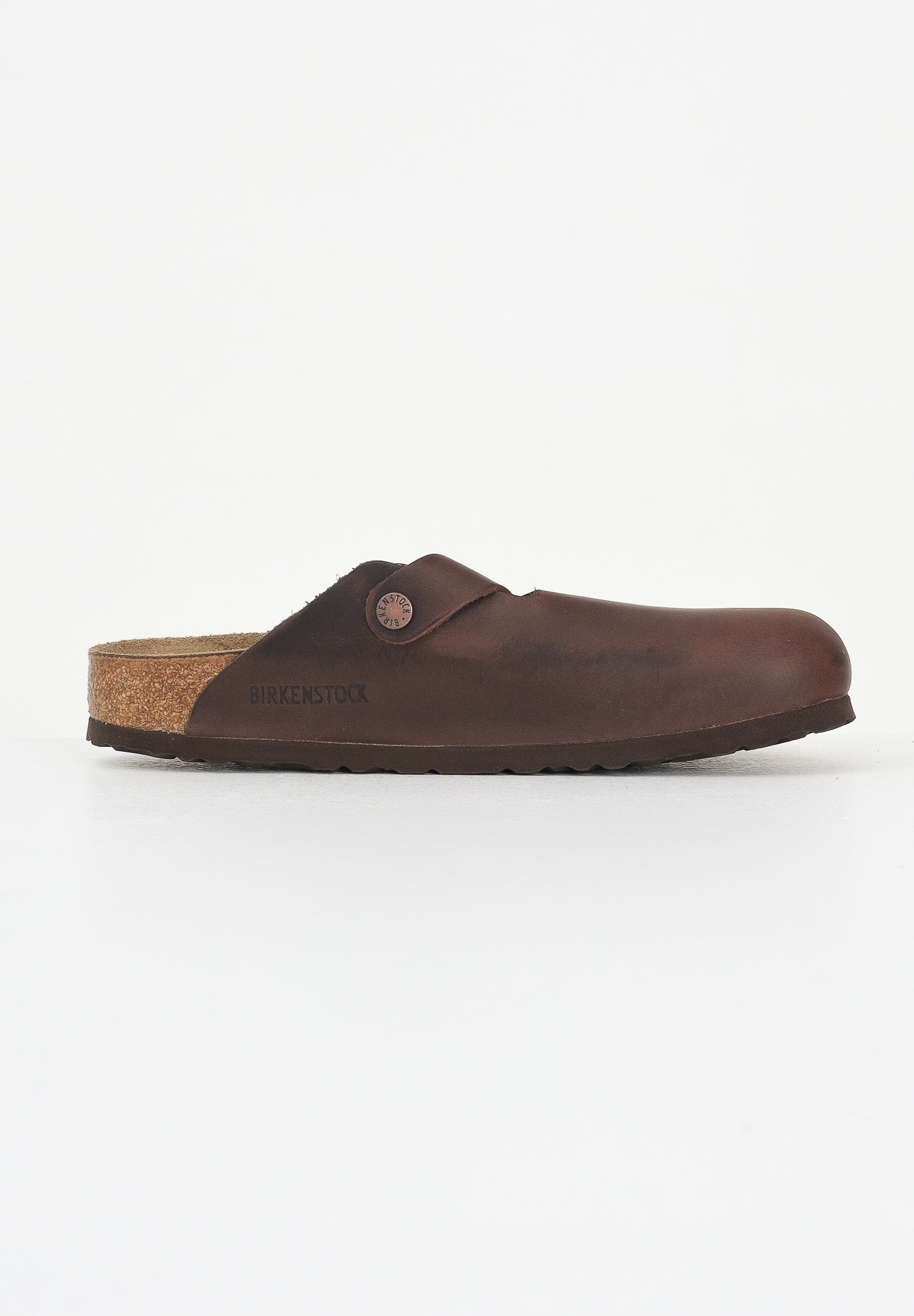 BIRKENSTOCK Ciabatte marroni per uomo e donna modello Boston 860133 . BIRKENSTOCK