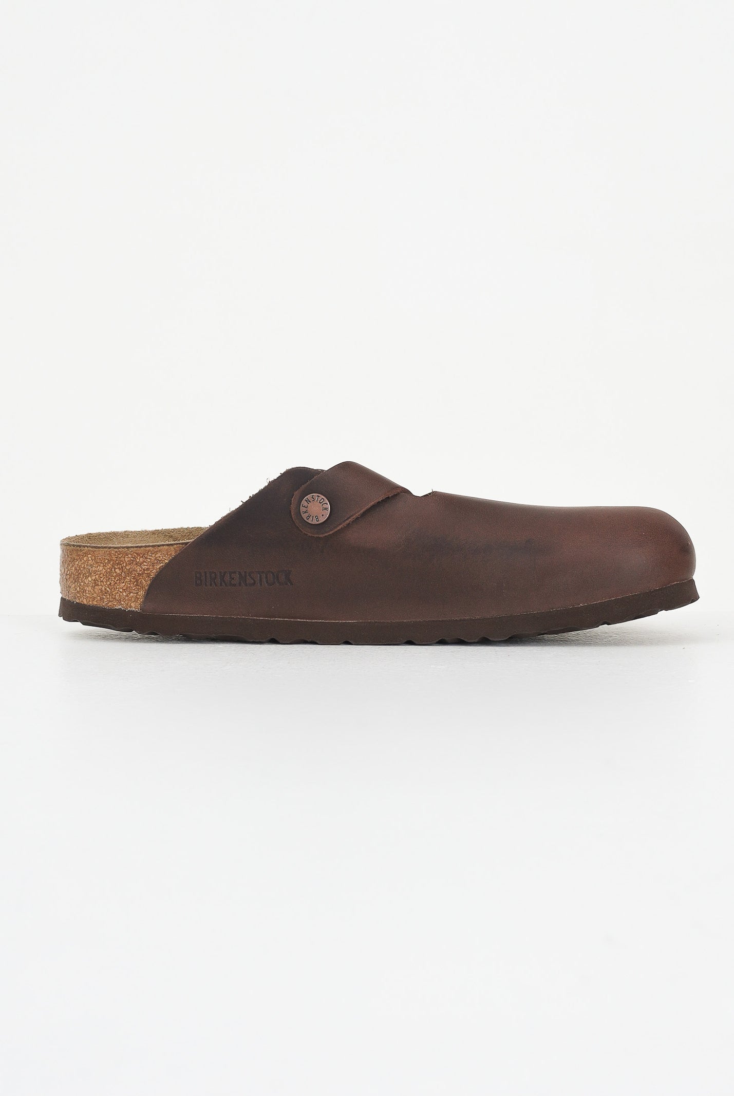 BIRKENSTOCK Ciabatte marroni per uomo e donna modello Boston 860133 . BIRKENSTOCK