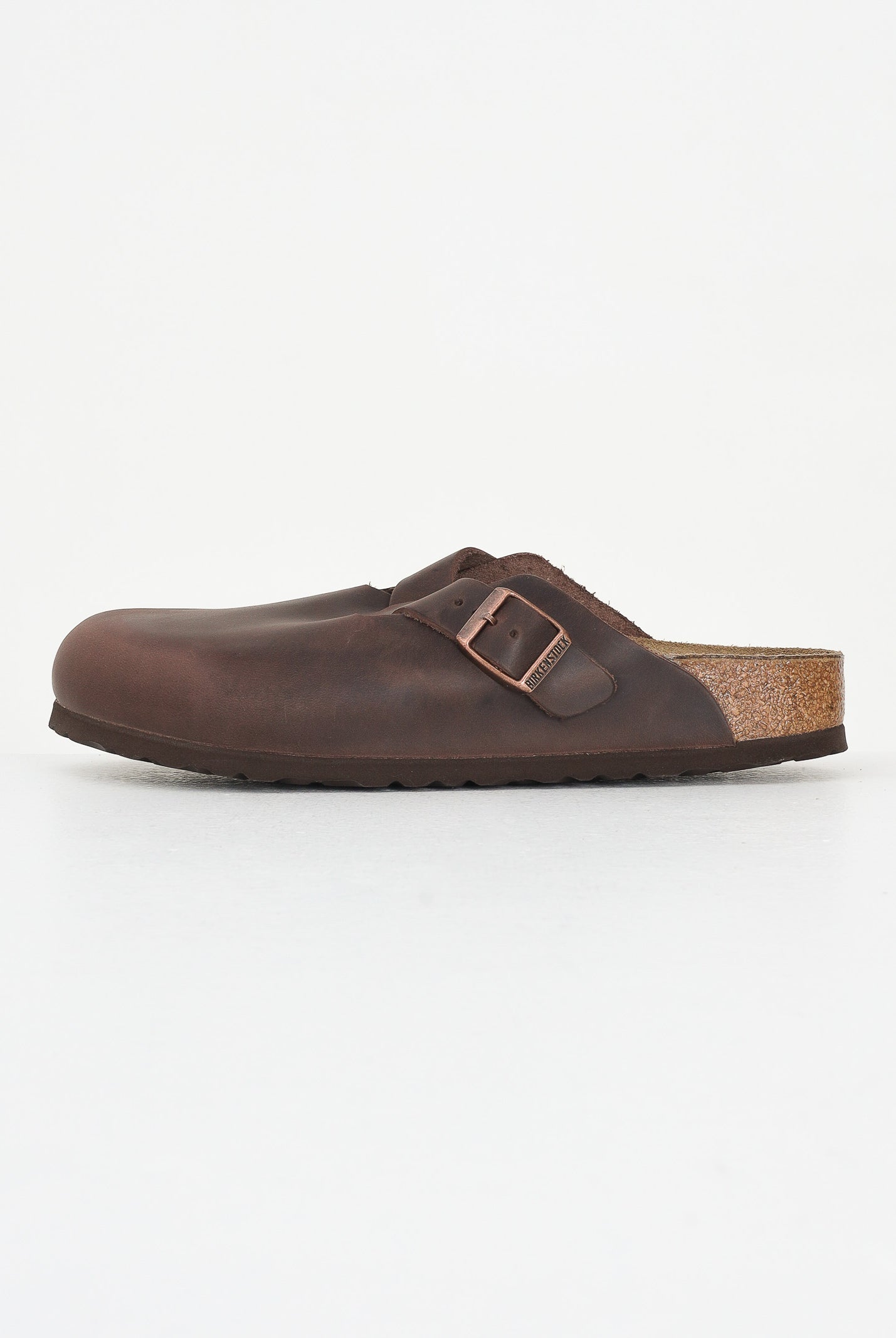 BIRKENSTOCK Ciabatte marroni per uomo e donna modello Boston 860133 . BIRKENSTOCK