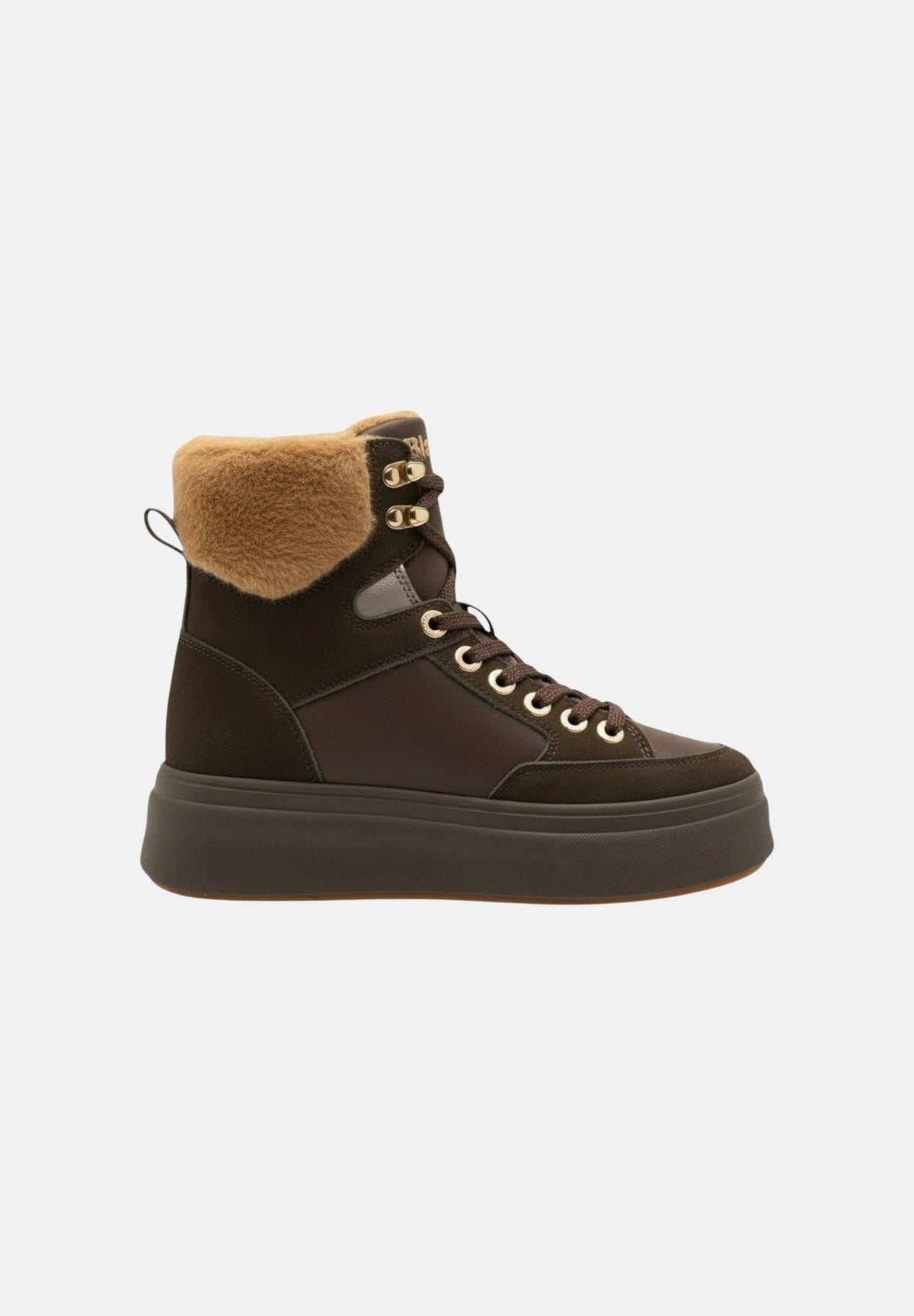 BLAUER Stivaletti MARIBEL dark brown marrone da donna con fodera in faux-fur F6MARIBEL02NUB DKB BLAUER