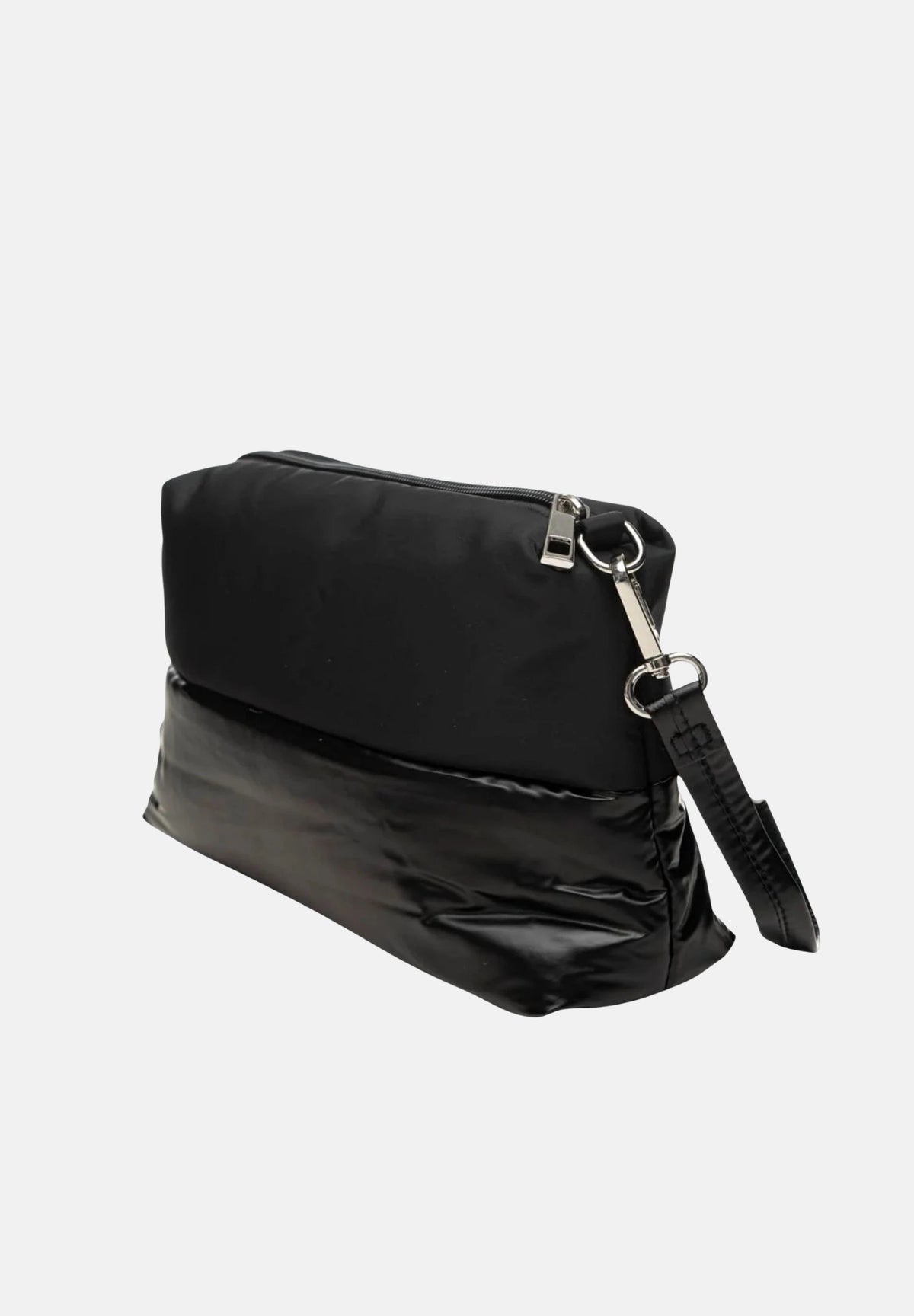 BLAUER Pochette a mano nera da donna con parte inferiore in morbido faux-fur F6MIRA01PAD BLK BLAUER
